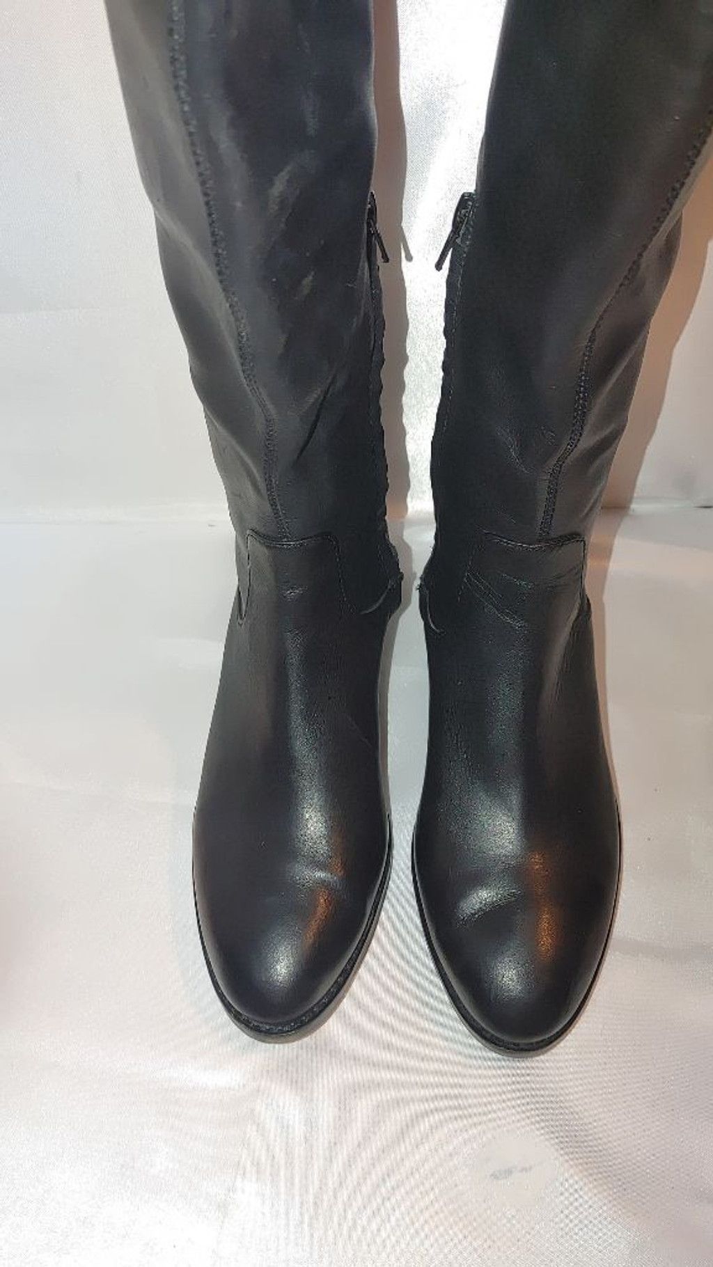 Aritzia Arturo Chiang Elsie Leather Moto Boots Size 7.5M NWOB Size US 7.5 / IT 37.5 - 5 Thumbnail