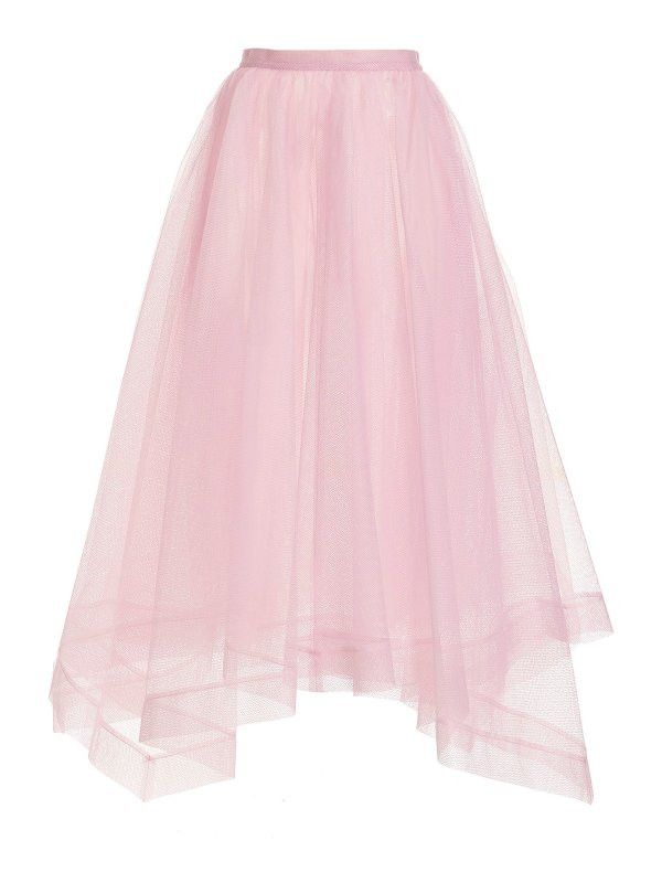Alexander McQueen o1y0325 Midi Skirt in Pink Size 27" / US 4 / IT 40 - 1 Thumbnail
