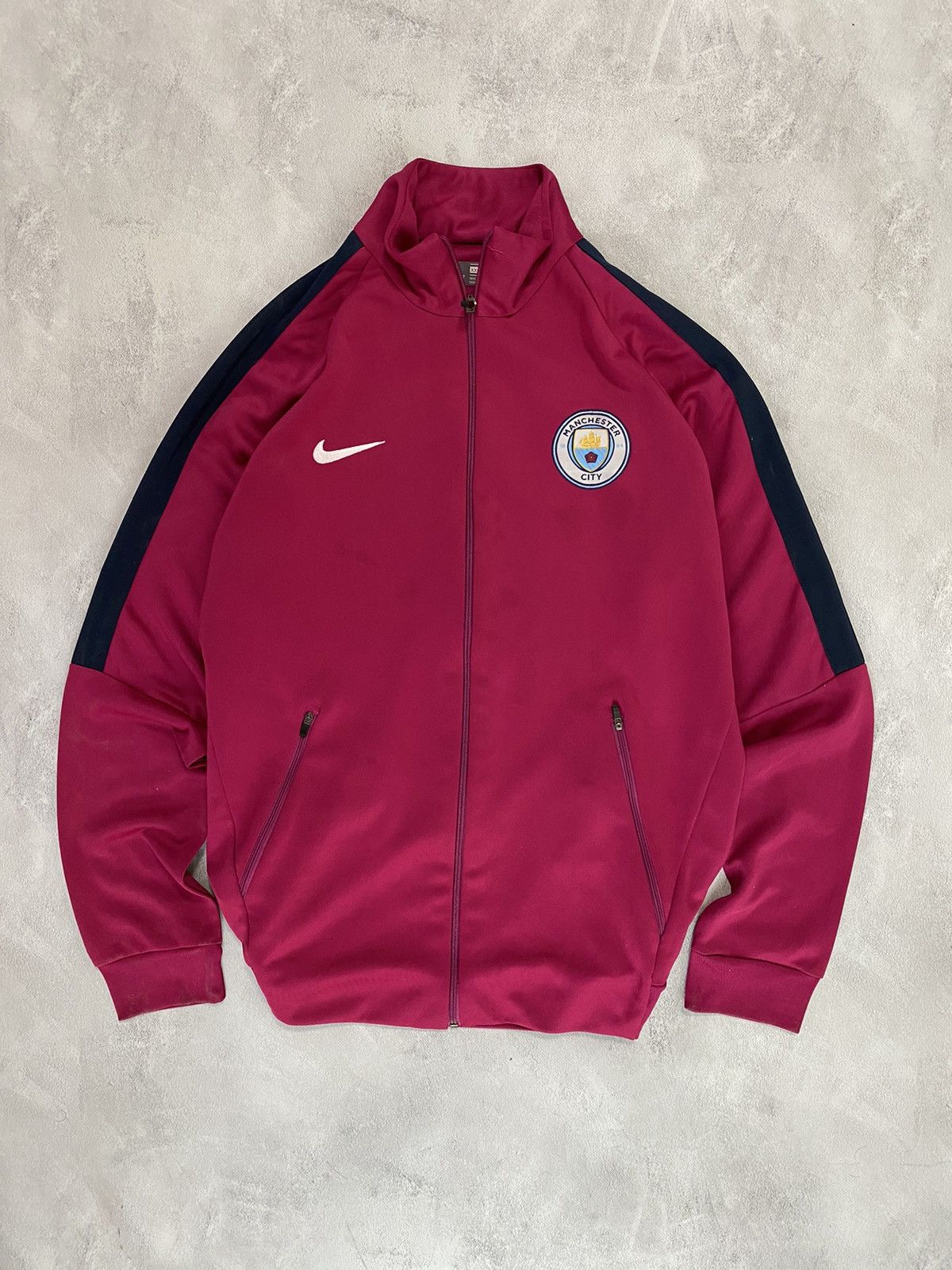 Nike 😻 Zip Up Nike Manchester City Size US XXL / EU 58 / 5 - 1 Thumbnail