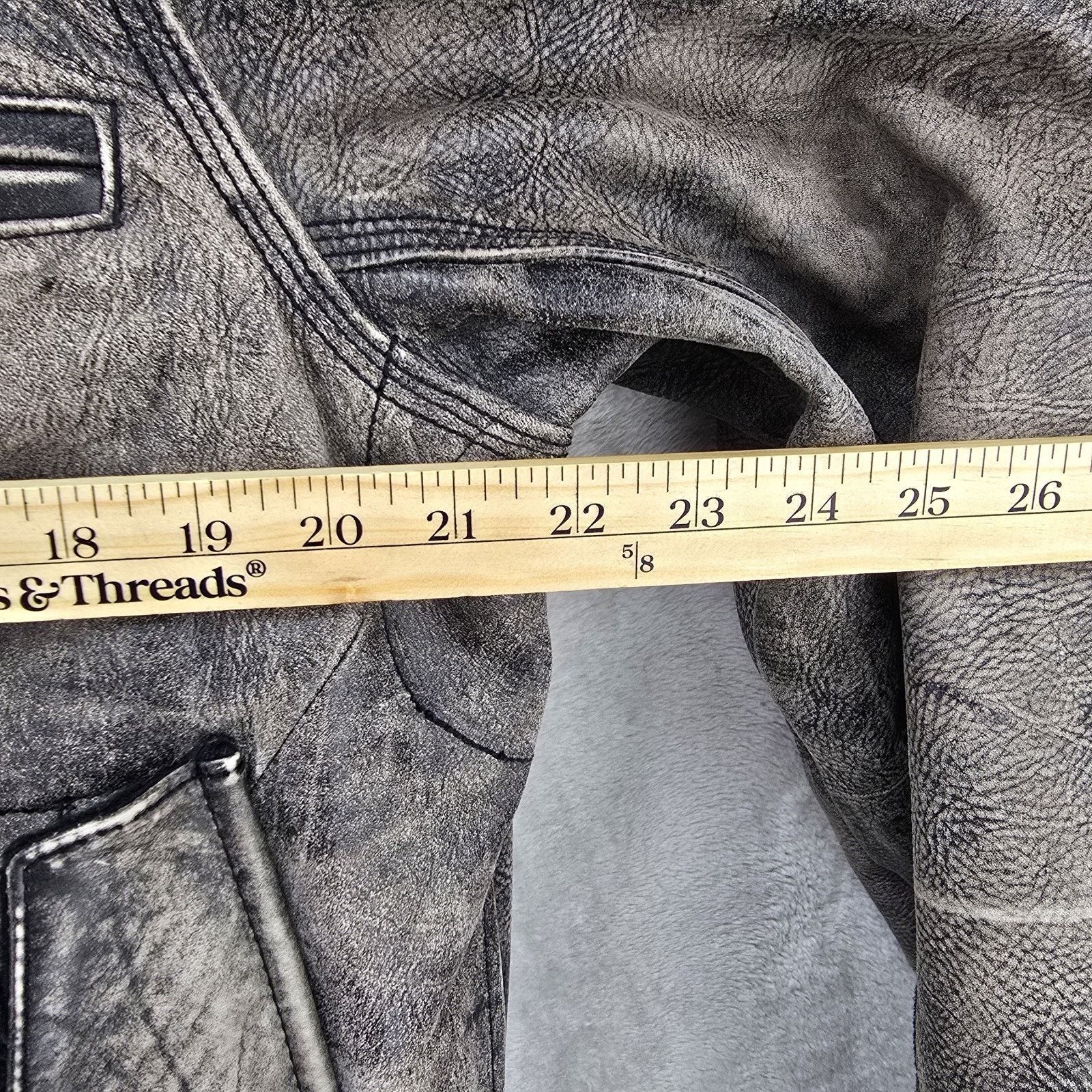 Gap Vintage GAP Leather Jacket Medium Sherpa Lined Bomber Size US M / EU 48-50 / 2 - 14 Thumbnail