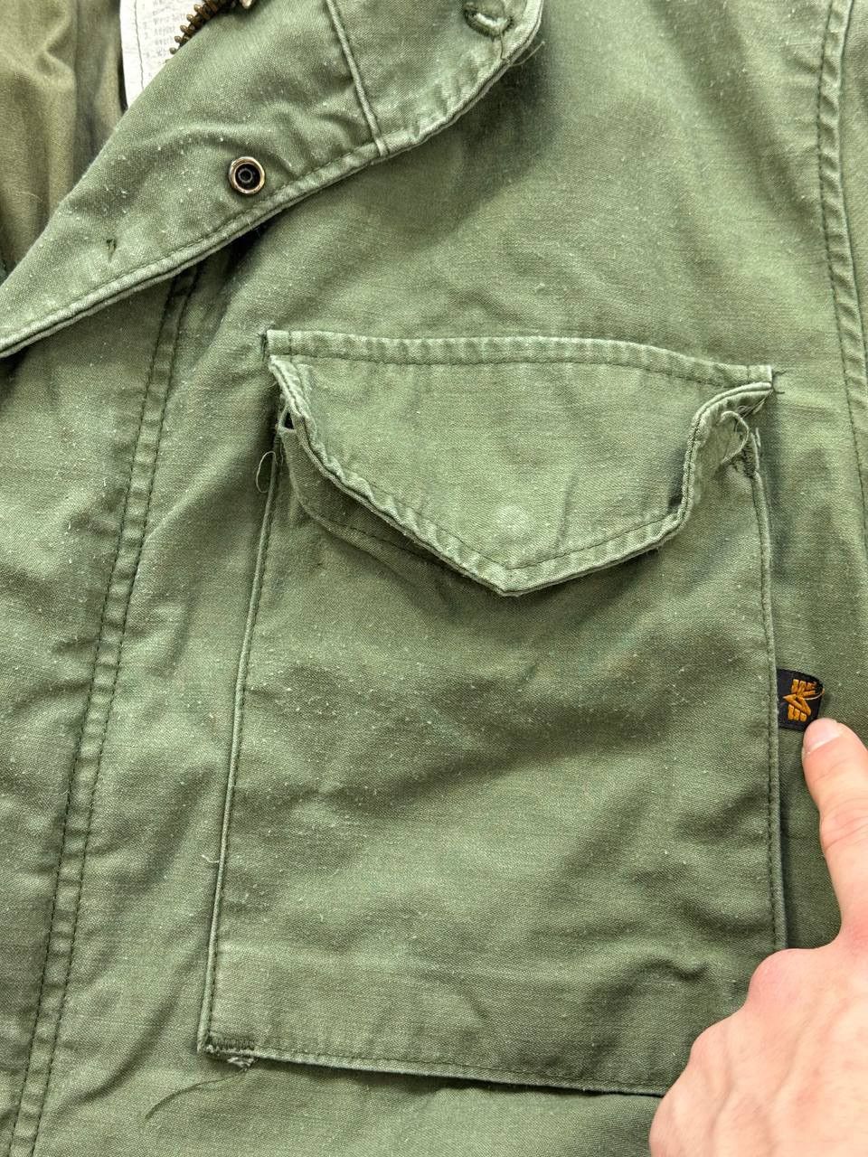 Alpha Industries Vintage Alpha Industries M-65 Field Jacket 70s Sz M Size US M / EU 48-50 / 2 - 5 Thumbnail