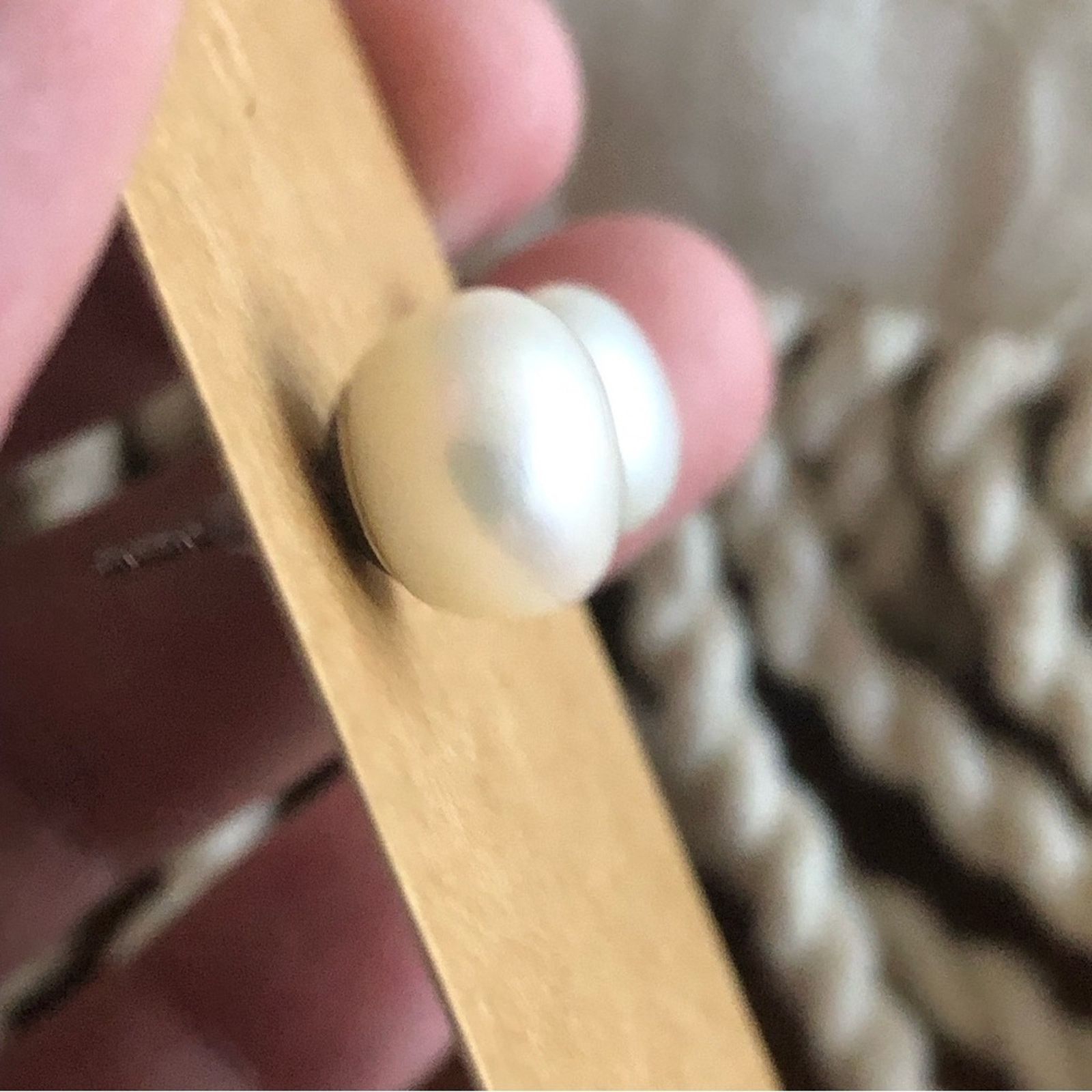 Vintage Vintage 80s white pearl pierced earrings Size ONE SIZE - 5 Thumbnail