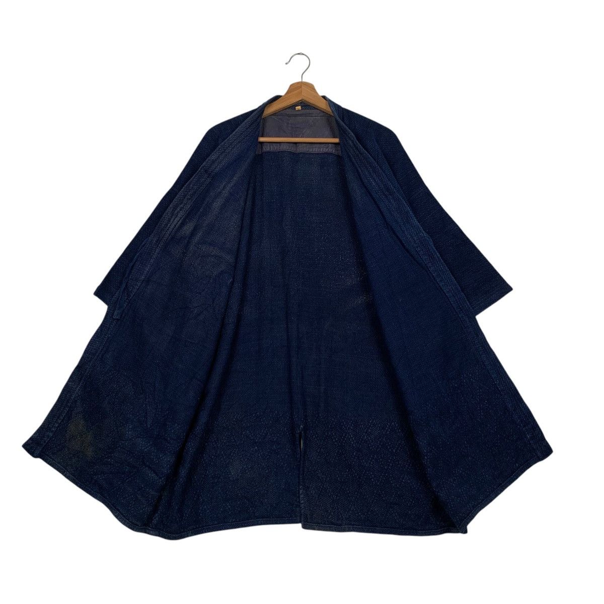 Indigo Vintage 90's Blue Indigo Traditional Japan Kimono #2241-C99 Size US L / EU 52-54 / 3 - 11 Thumbnail
