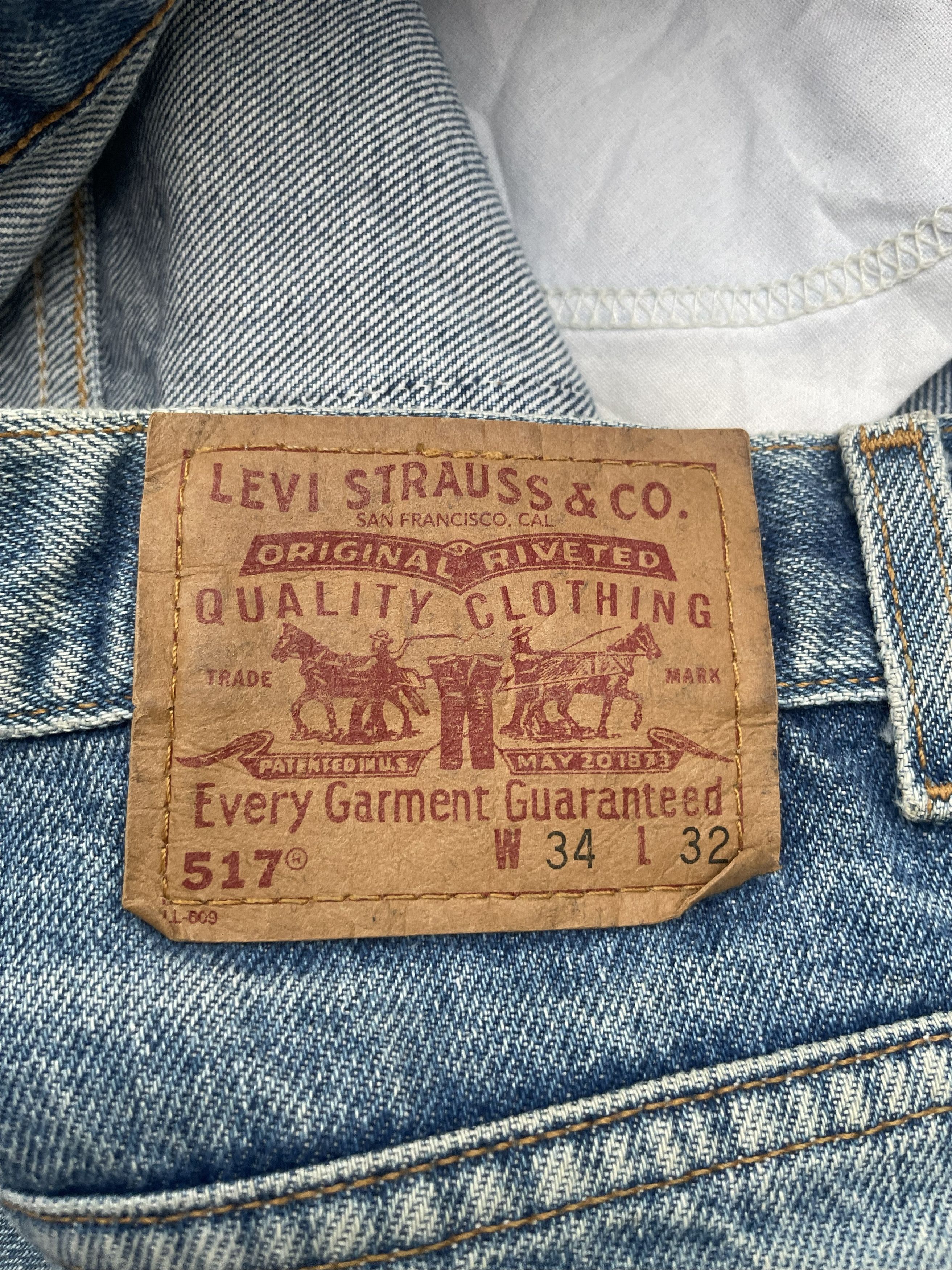 Levi's Vintage Levis 517 Distresed Size US 34 / EU 50 - 14 Thumbnail