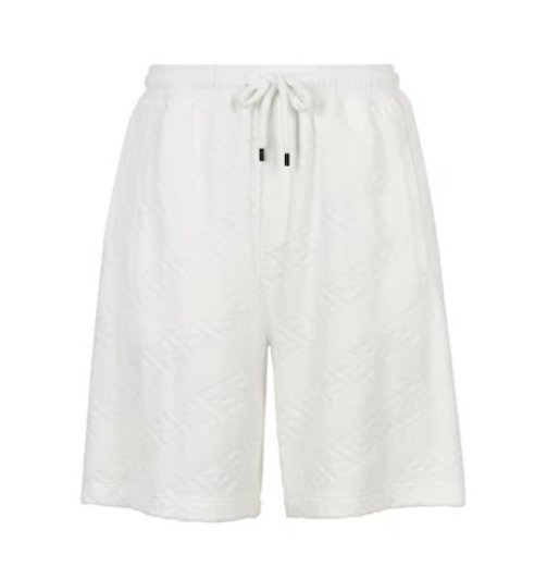 image of Fendi O1Loc1C0124 Bermudas In White, Men's (Size 30)