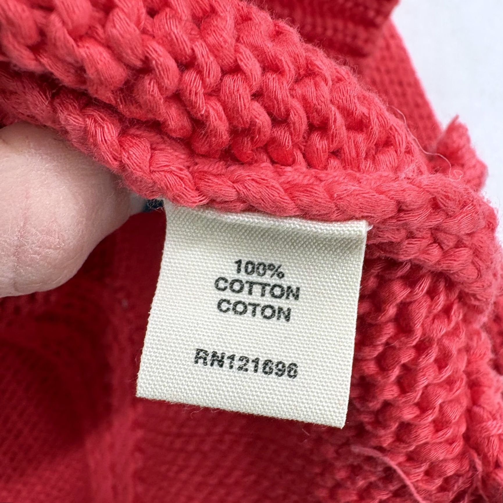 Vintage DEMYLEE Sweater Womens XS Pink 100% Cotton Crew Neck Chunky Knit Pullover Boxy Shirt Womens XS Pink 100% Cotton Crew Neck Chunky Knit Pullover Boxy Size XS / US 0-2 / IT 36-38 - 6 Thumbnail