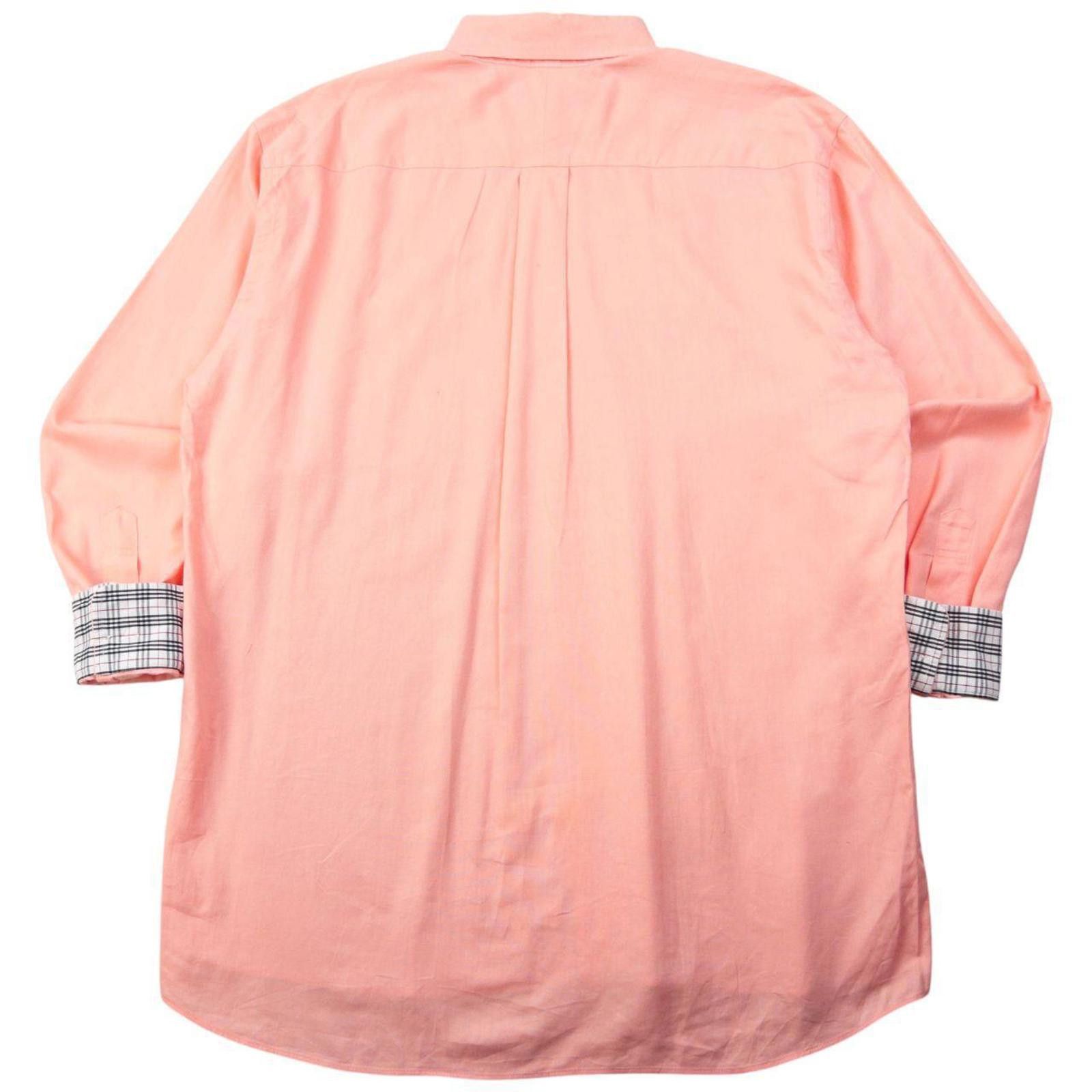 Burberry Vintage 2000s Burberry Nova Check Cuff Long Sleeve Shirt L Size US L / EU 52-54 / 3 - 2 Thumbnail