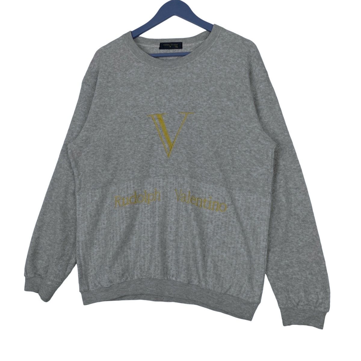 Valentino × Vintage Vintage Rudolph Valentino Printed Crewneck Sweatshirt Size US L / EU 52-54 / 3 - 2 Thumbnail