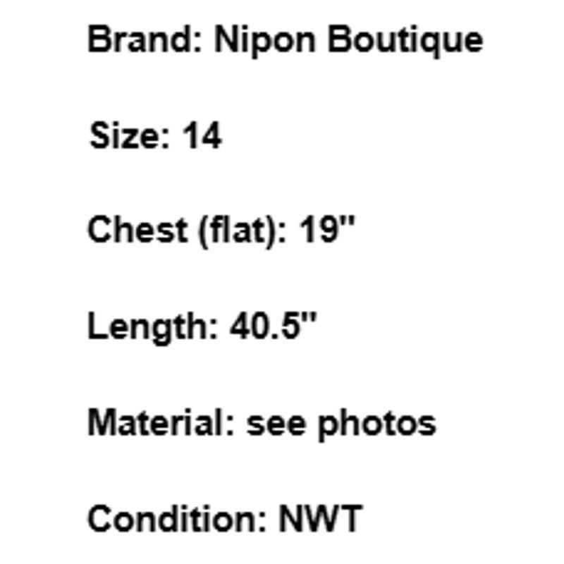 Albert Nipon NWT Nipon Boutique Dress Mother Of The Bride Formal Lace 14 Size XL / US 12-14 / IT 48-50 - 7 Thumbnail
