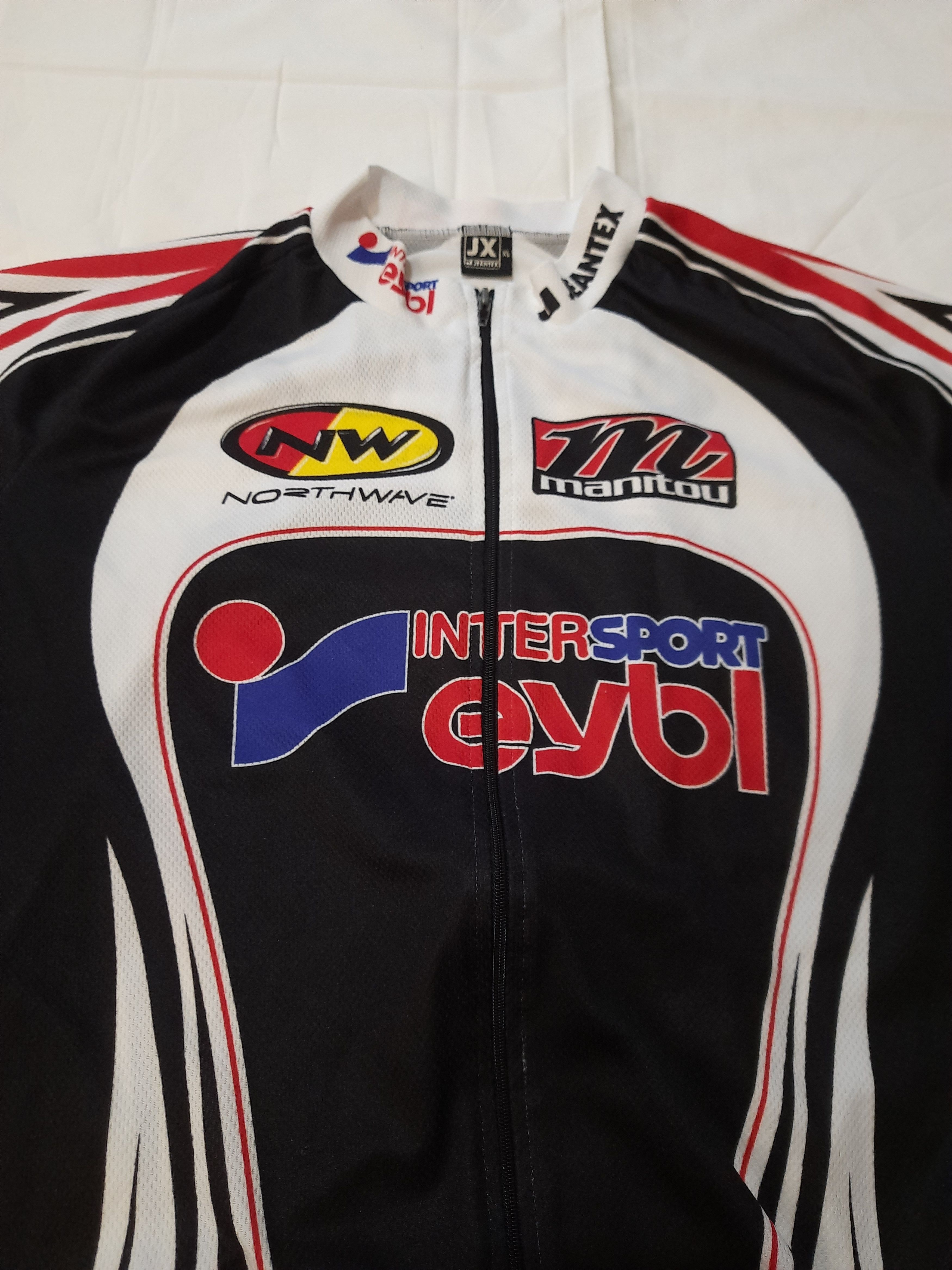 Other Vintage Cycle Jersey Alpina Jeantex Size US XL / EU 56 / 4 - 3 Thumbnail