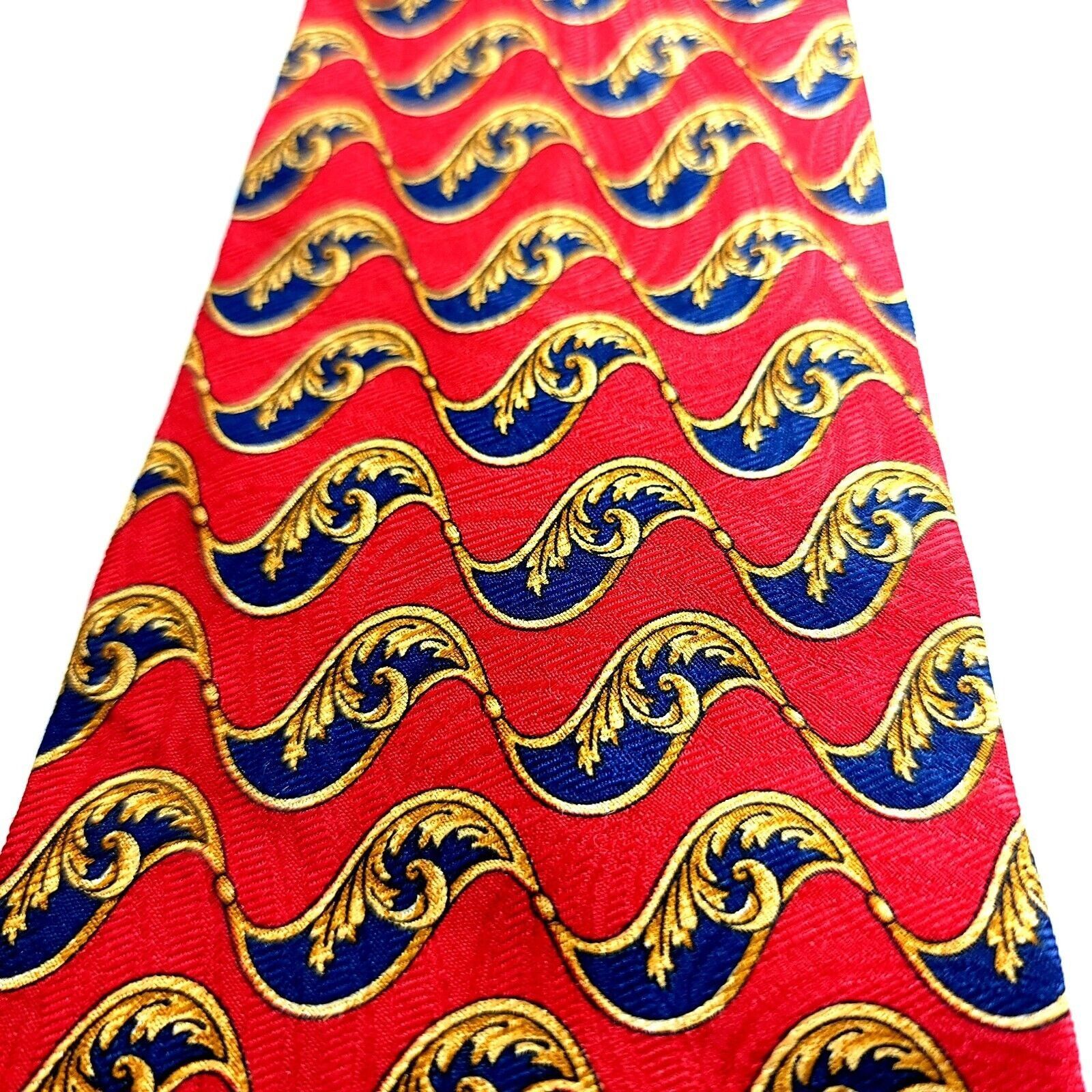 Countess Mara Countess Mara Red Blue Baroque Geometric Jacquard Print Wide Size ONE SIZE - 2 Thumbnail