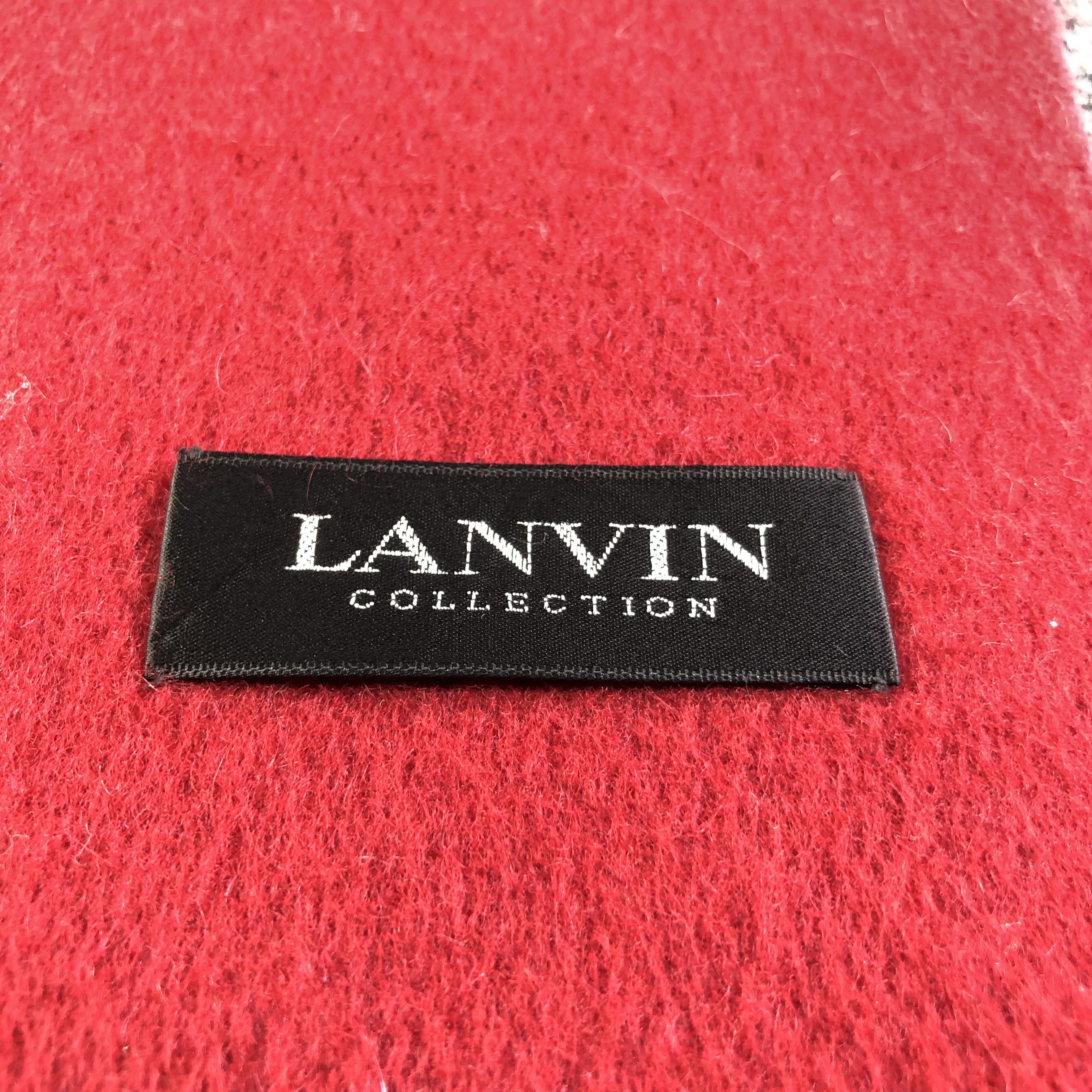 Lanvin Lanvin Cashmere Scarf Muffler V1876 Size ONE SIZE - 4 Thumbnail