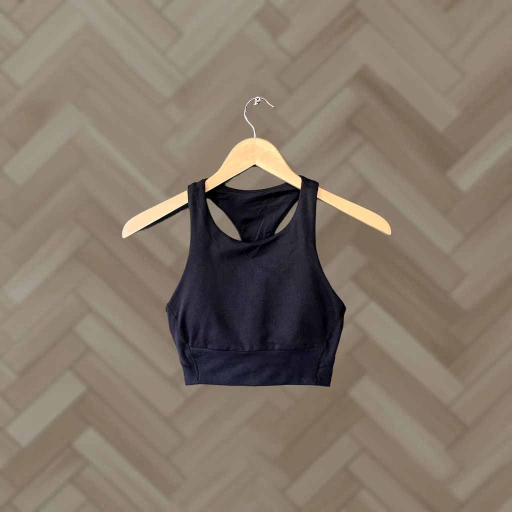 Vintage Zella Womens Black Sports Bra XS Size XS Band XS Activewear Bra Womens Accessories Size ONE SIZE - 1 Thumbnail
