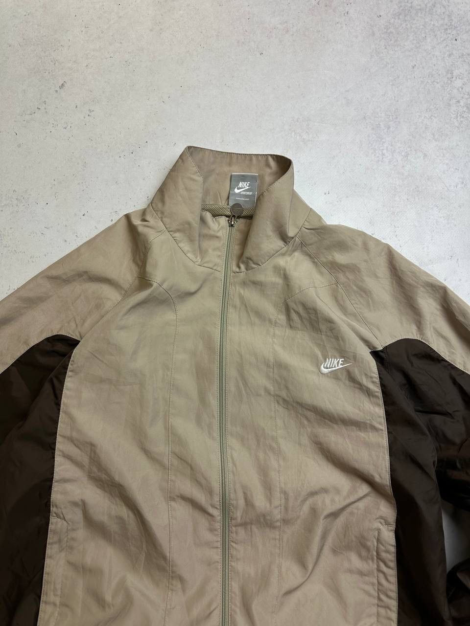 Nike × Vintage Vintage Nike Swoosh Nylon Boxy Olympic Jacket Y2K M Size US M / EU 48-50 / 2 - 2 Thumbnail