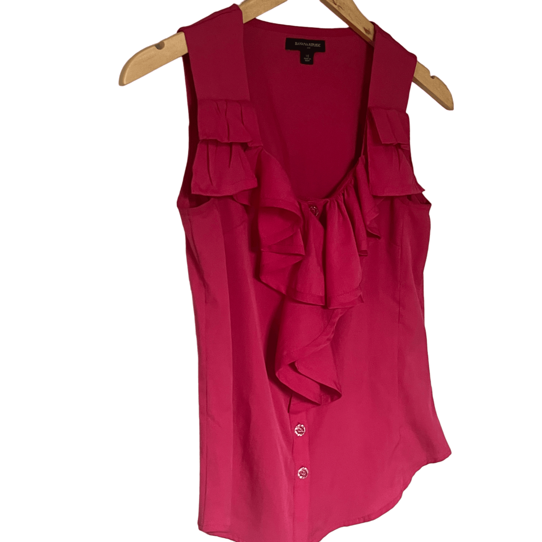 Banana Republic Banana Republic Sleeveless Top in Vibrant Pink Size XS Size XS / US 0-2 / IT 36-38 - 1 Thumbnail