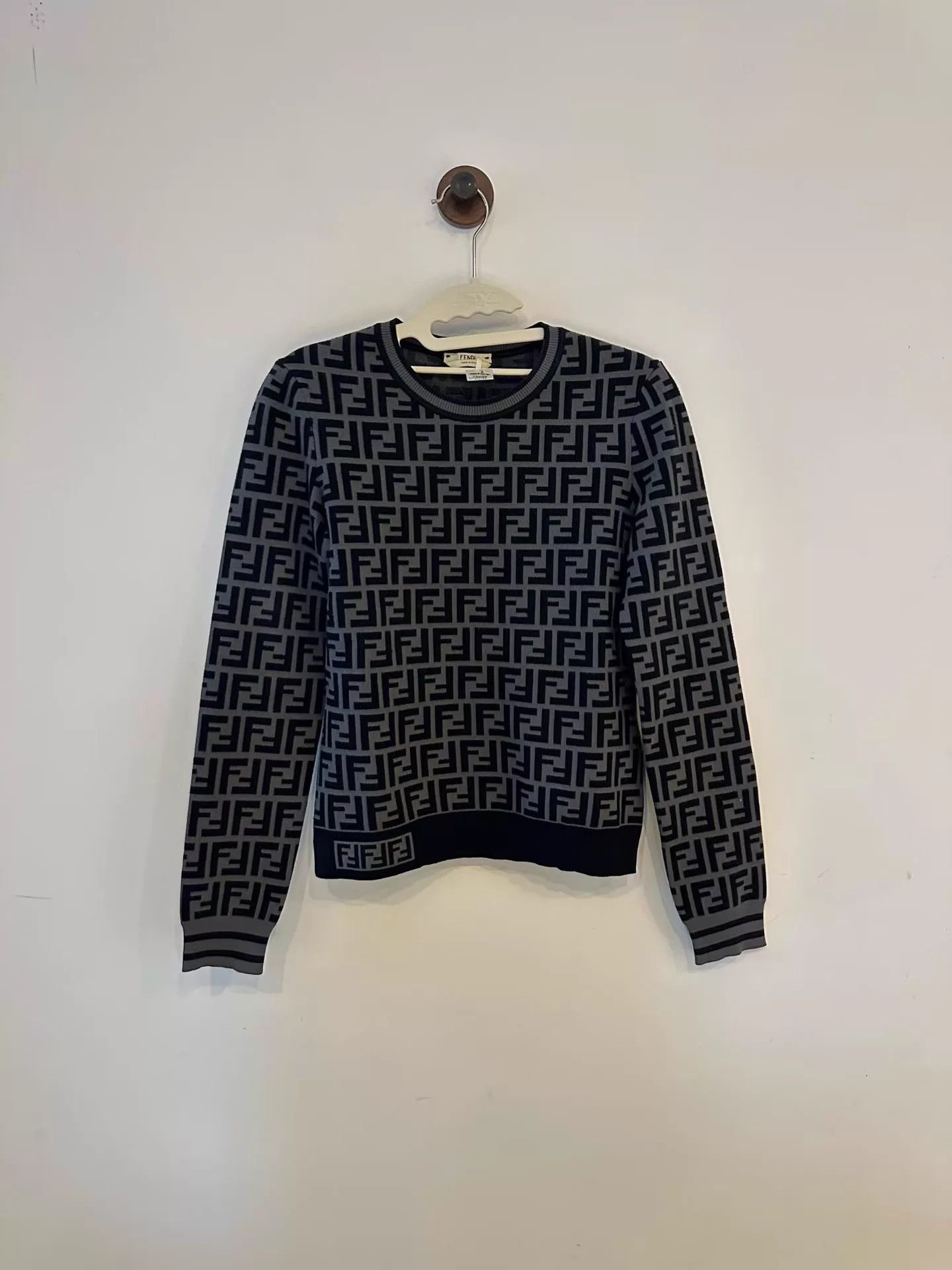 Fendi Fendi All Over Print Knit Sweater 40 98% New Size S / US 4 / IT 40 - 1 Thumbnail