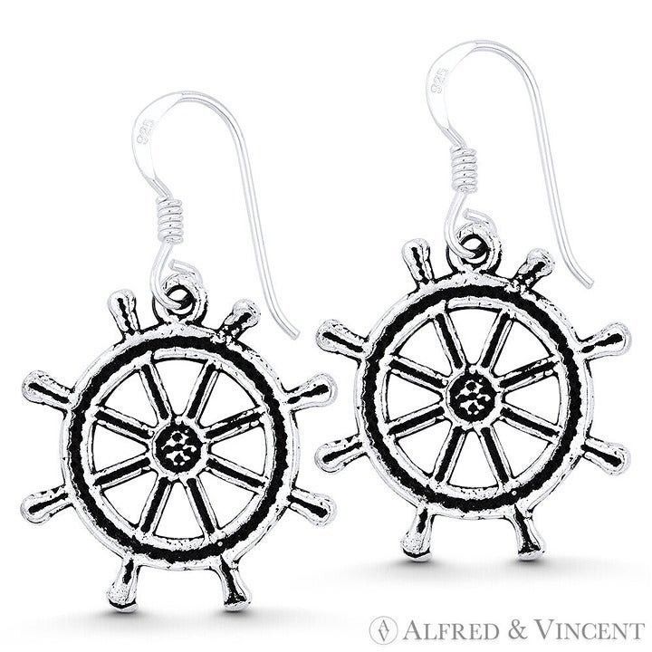 Other Ship's Helm / Sailor's Wheel Nautical Earrings Size ONE SIZE - 1 Preview