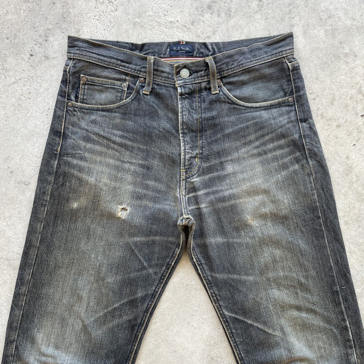 Paul Smith Vintage Paul Smith Jeans Black Faded Denim Pants W31 Size US 31 - 3 Thumbnail