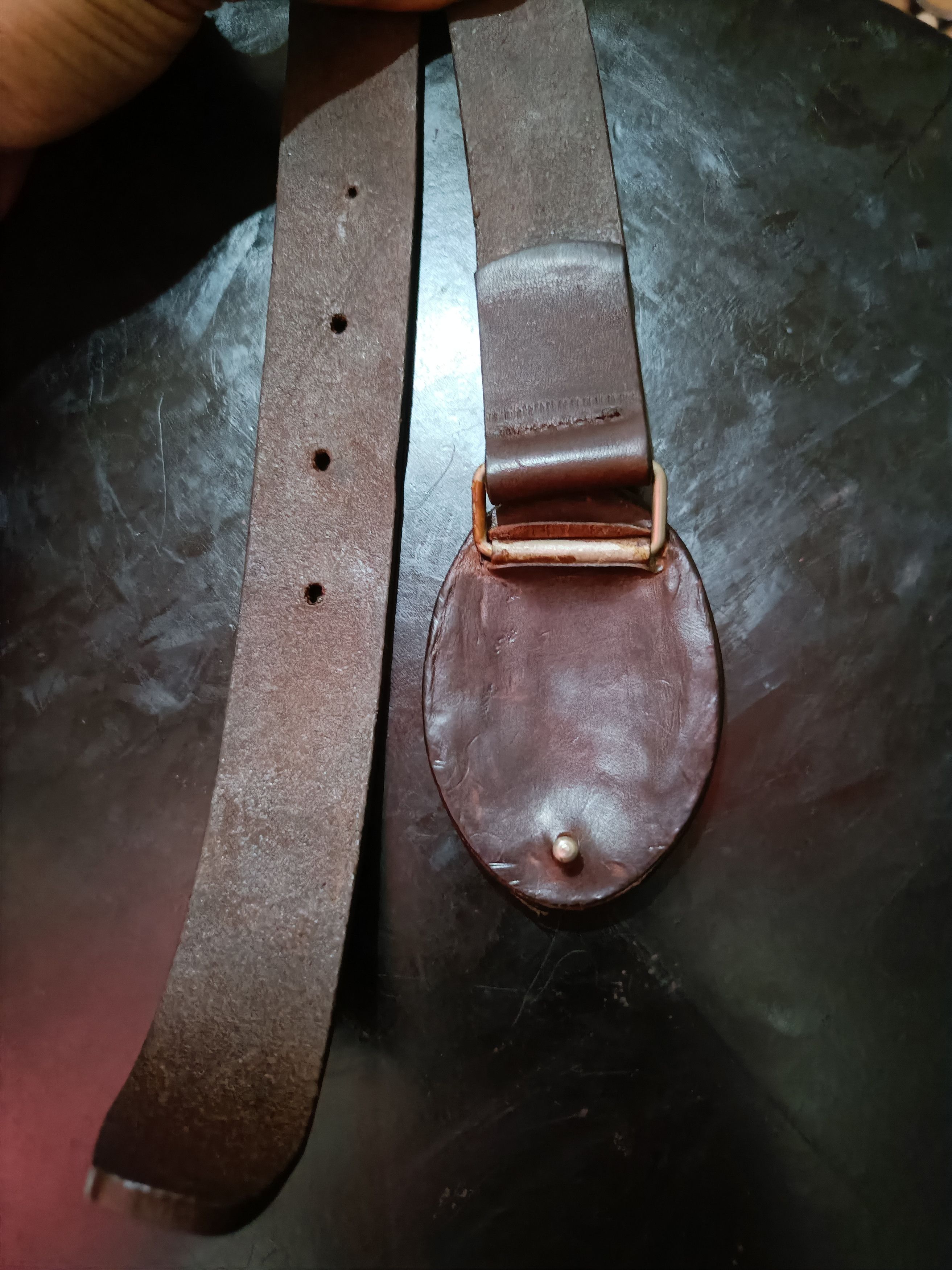 Vintage Vintage capacci dotted leather belt Size ONE SIZE - 3 Thumbnail