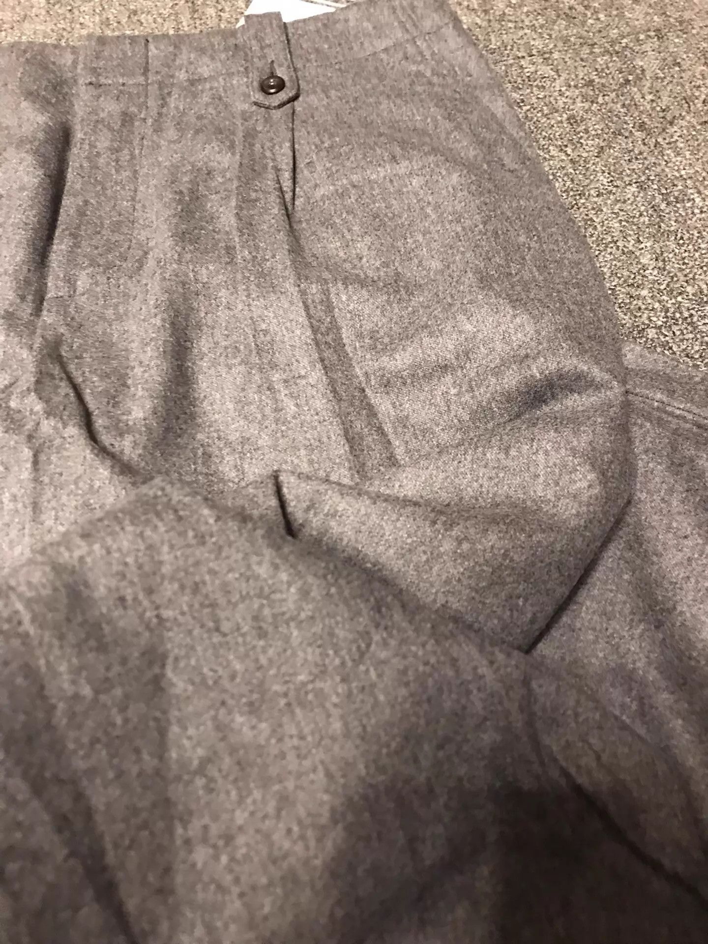 Eleventy eleventy gray straight wool-cashmere chinos 36 new Size US 36 / EU 52 - 6 Thumbnail