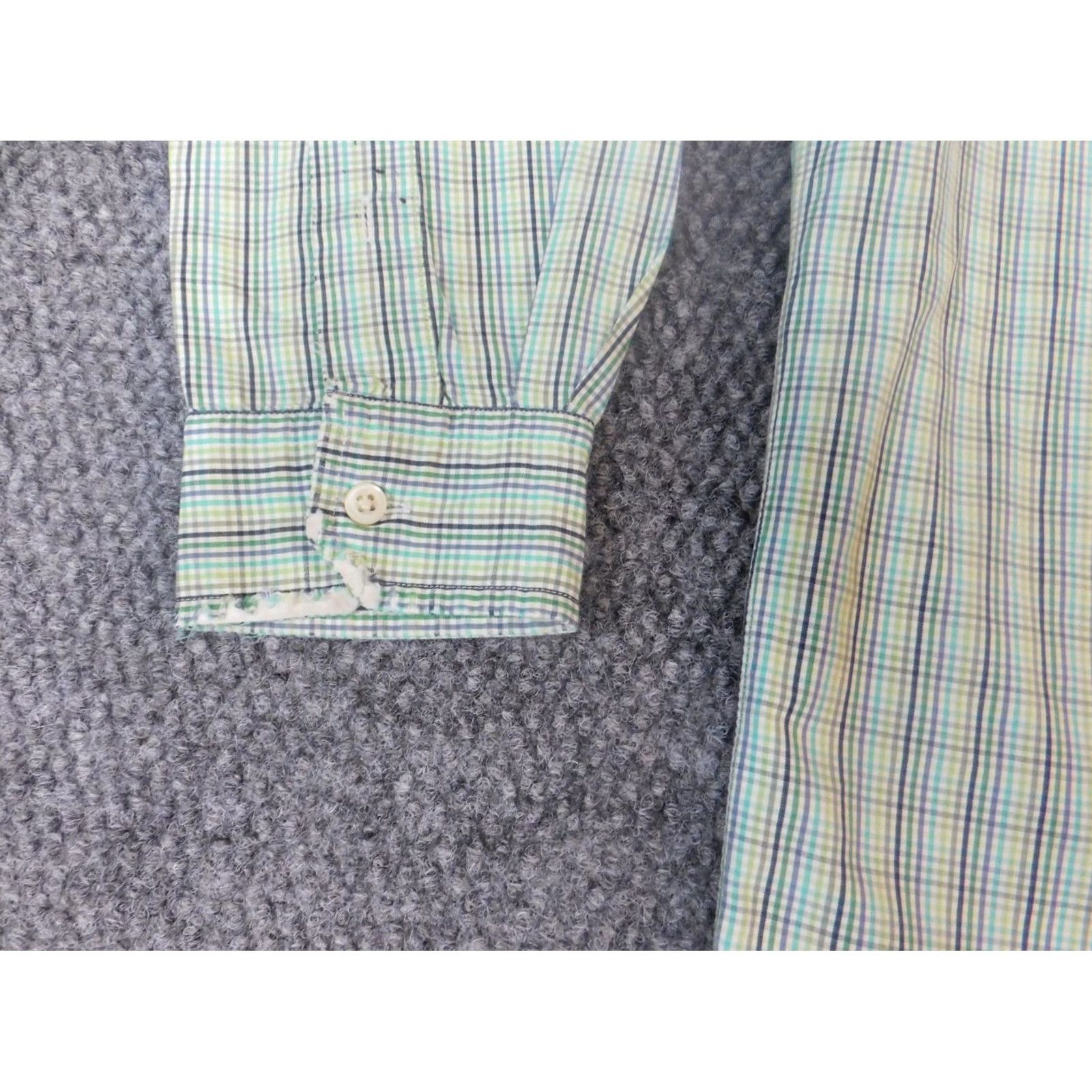 Cremieux Daniel Cremieux Mens shirt Medium Green Plaid button down Regular Sleeve Long Sleeve Collar Shirt Mens boys? Size US M / EU 48-50 / 2 - 6 Thumbnail