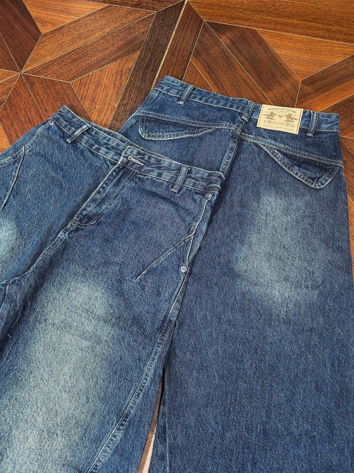 Other Blue Wide Leg Denim Jeans, Baggy Fit Jeans Size US 30 / EU 46 - 4 Thumbnail