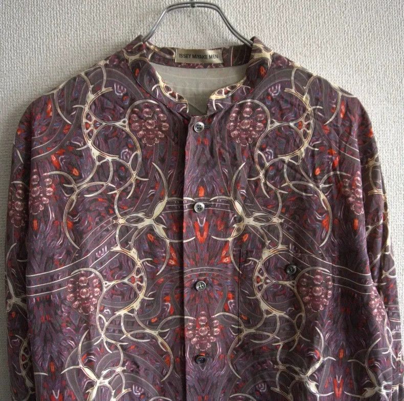 Issey Miyake issey miyake Printed silk shirt Size US L / EU 52-54 / 3 - 2 Thumbnail