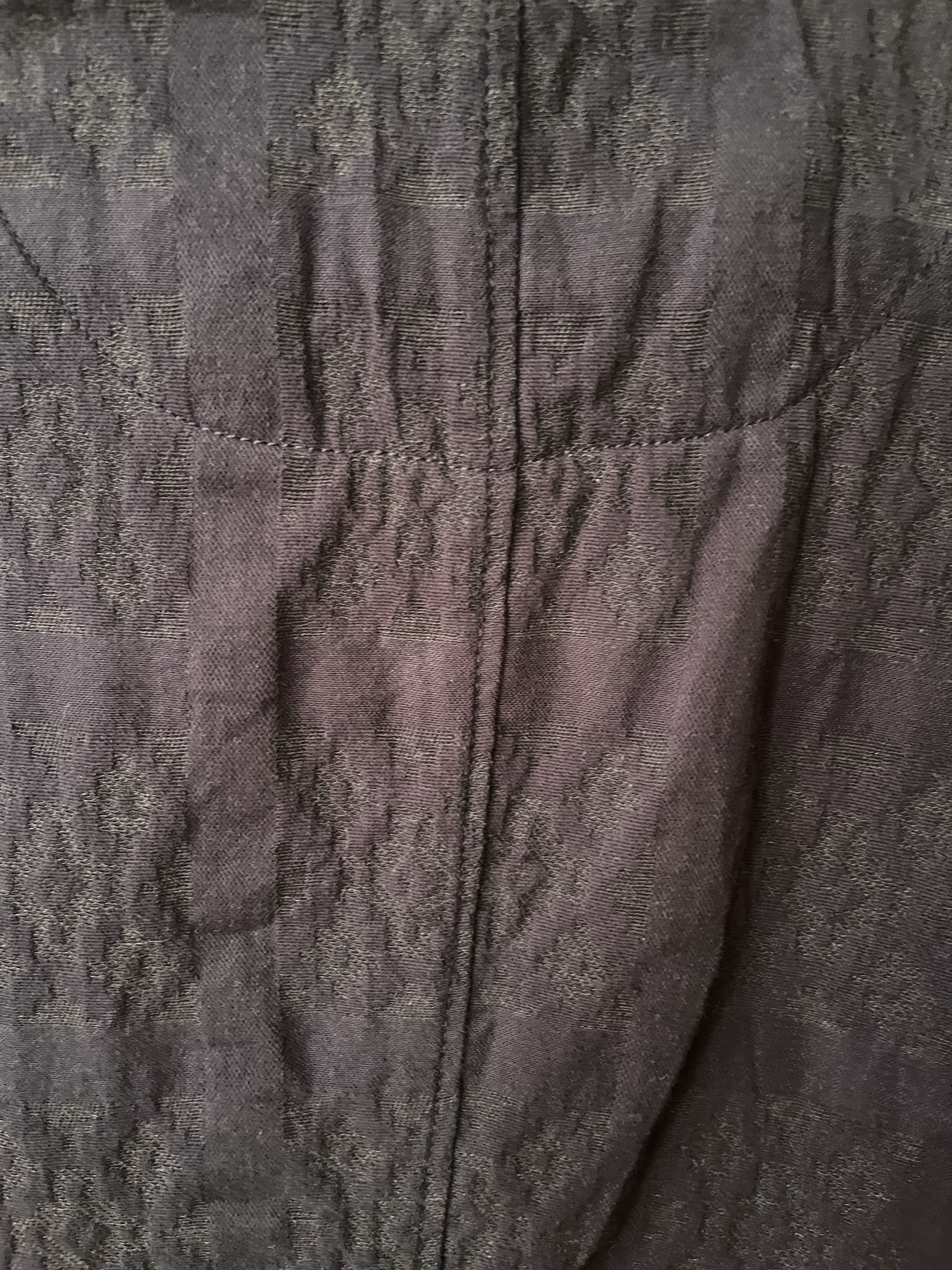 Sage De Cret Sage de Cret navy mandarin collar patterned jacket, S Size 36R - 4 Thumbnail