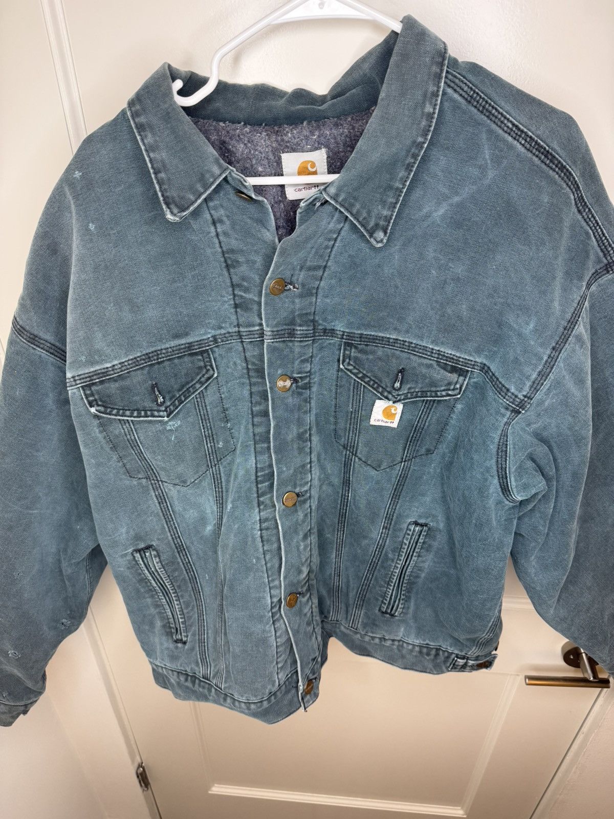Carhartt Vintage Carhartt Jacket Mens Sz XL JB143 Hunter Green Size US XL / EU 56 / 4 - 2 Thumbnail