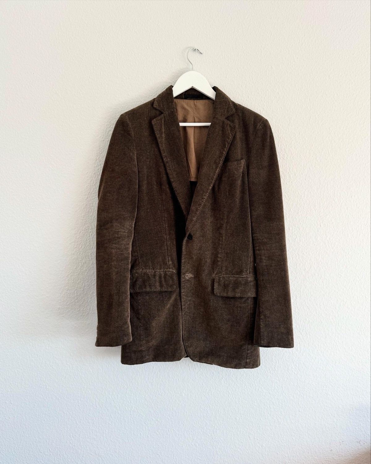 Maison Martin Margiela F/W 03 Velvet Brown Blazer