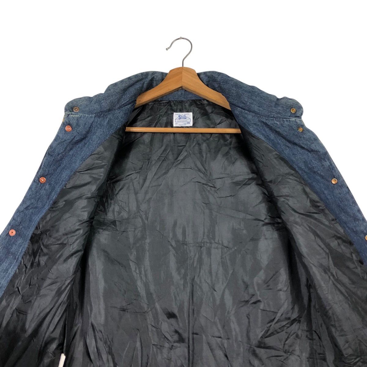 Japanese Brand Classic USA-Made Work Vest — Sanforized Denim Copper Buttons Size US M / EU 48-50 / 2 - 15 Thumbnail