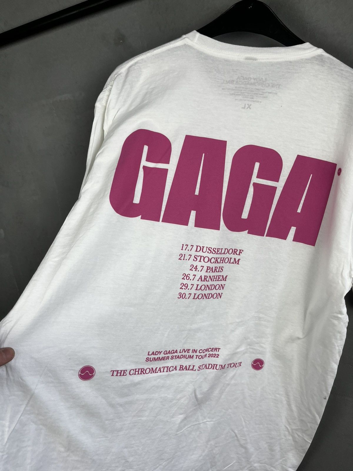 Band Tees × Designer Lady Gaga The Chromatica Ball Tour Tee Big Logo Face Size US XL / EU 56 / 4 - 7 Thumbnail