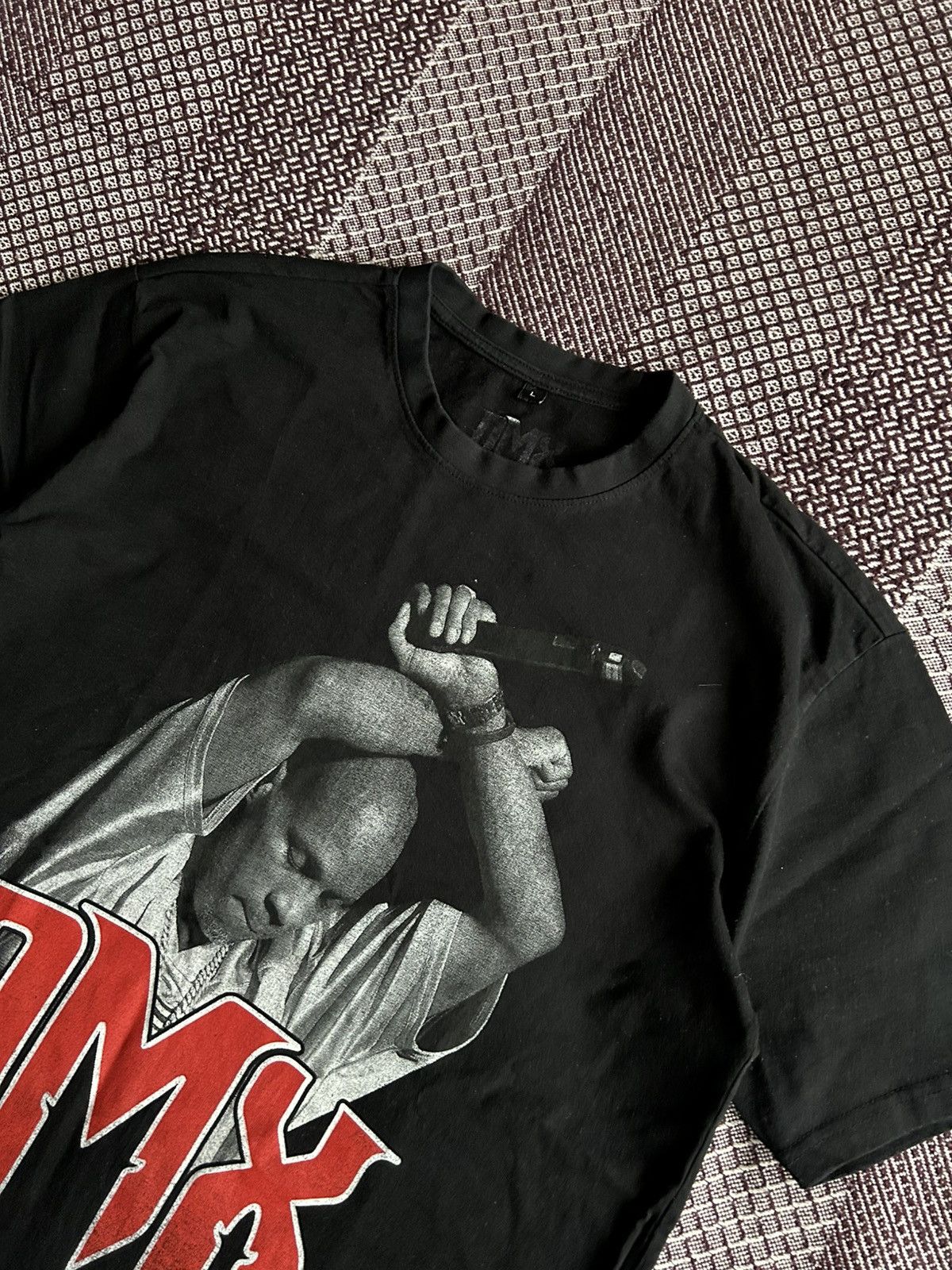 Rap Tees DMX BIG LOGO T-SHIRT VINTAGE HIP HOP BAND MUSIC RAP STYLE Size US L / EU 52-54 / 3 - 4 Thumbnail