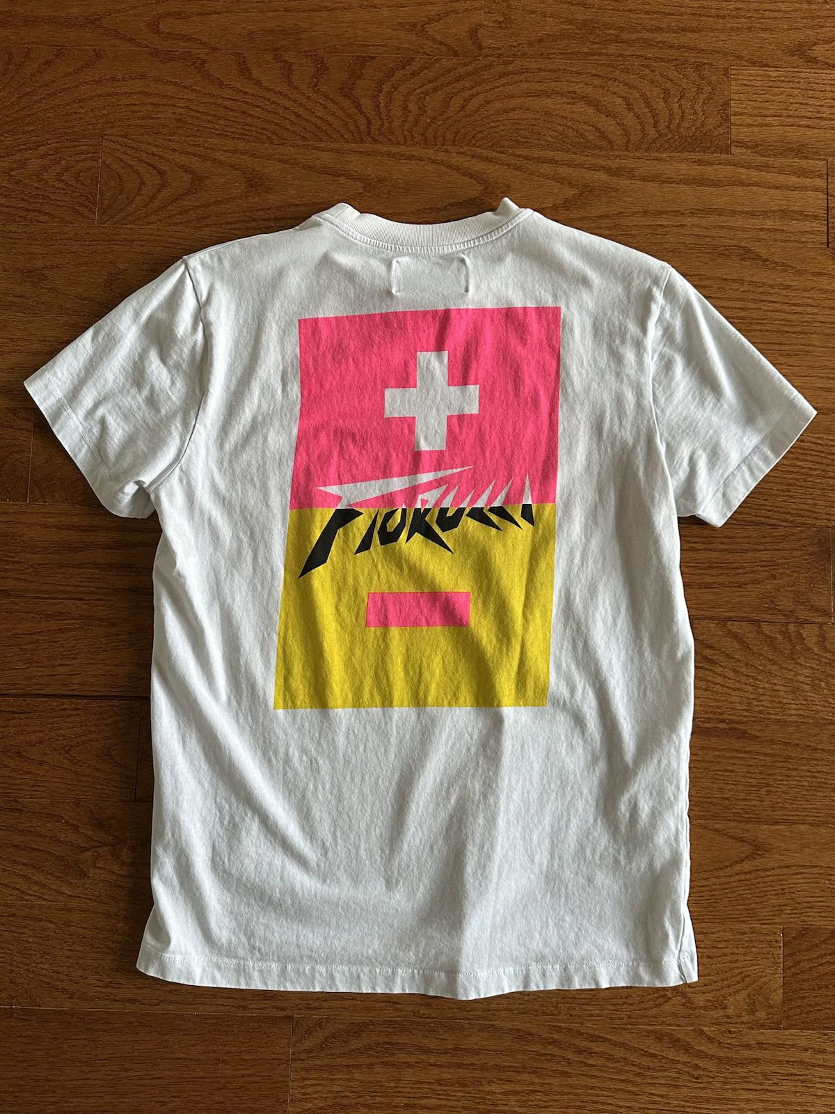 Fiorucci White Plus-Minus Tshirt Size US M / EU 48-50 / 2 - 5 Thumbnail