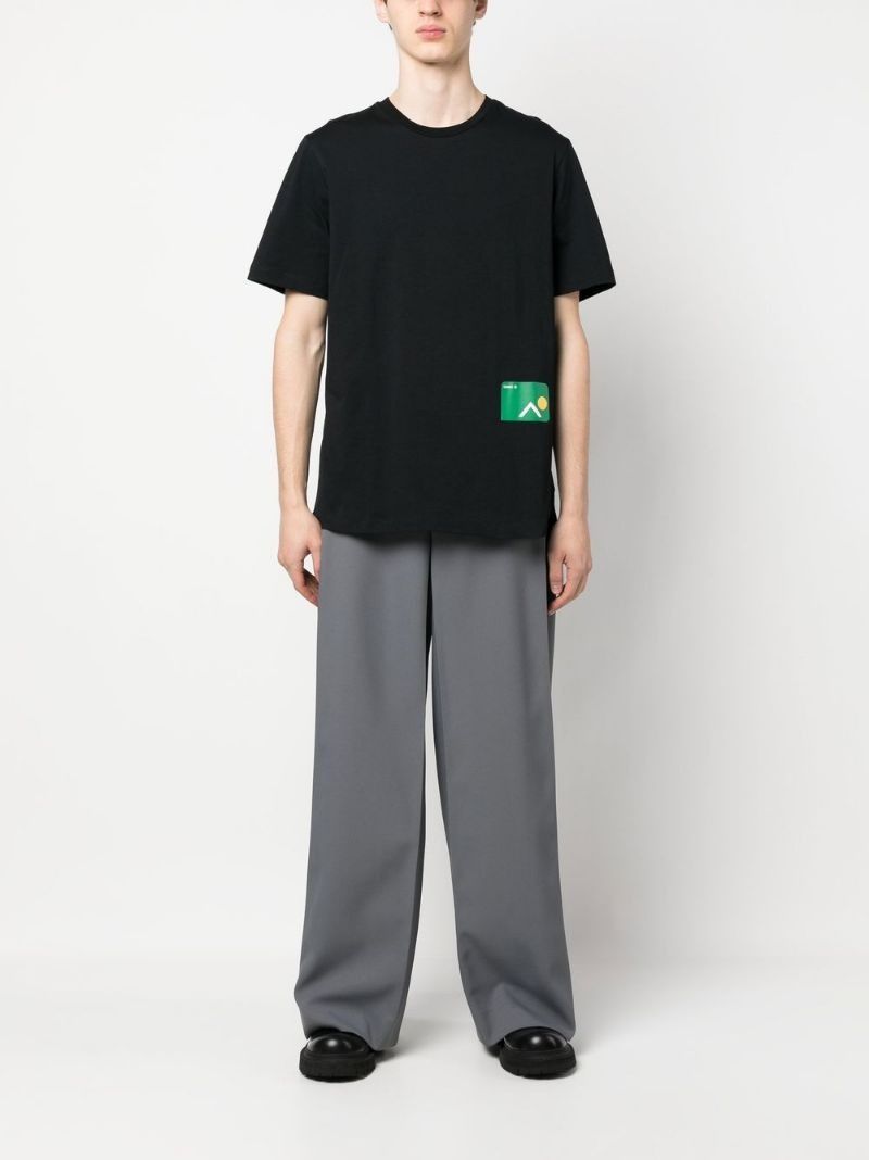 OAMC o1y0225 Logo Crewneck T-Shirt in Black Size US S / EU 44-46 / 1 - 5 Thumbnail