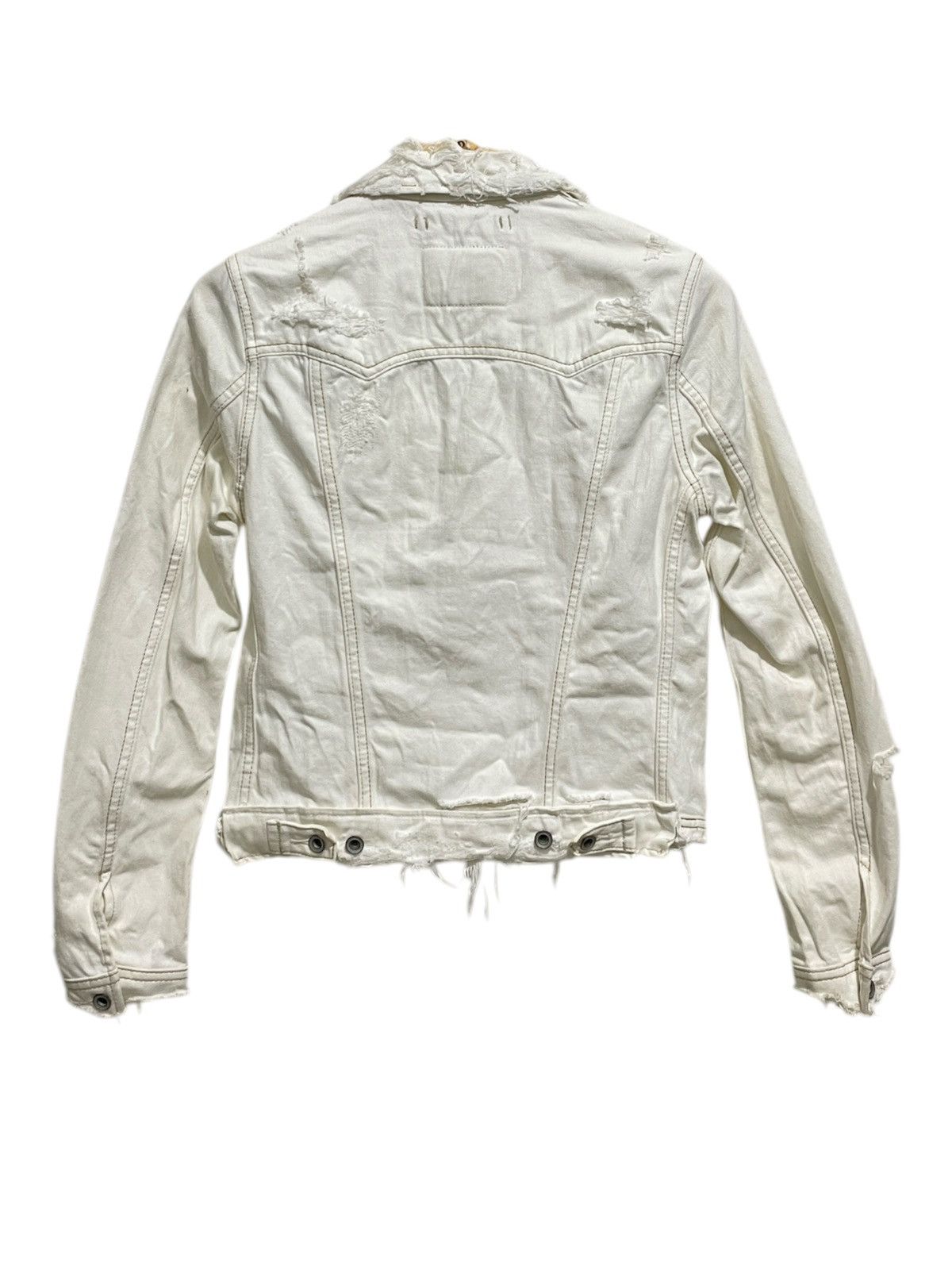 If Six Was Nine ⚡️NEEDGONE⚡️Vintage GOA Nimes Japan Distressed Denim Jacket Size US S / EU 44-46 / 1 - 8 Thumbnail