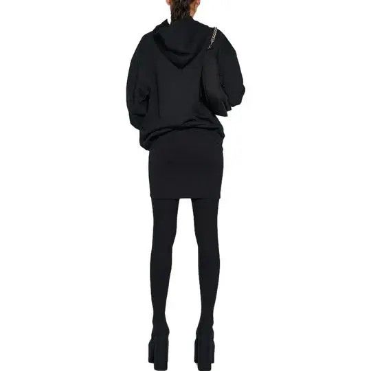 Balenciaga o1w1db10425 Outside Loop Zip-up Hoodie Small Fit in Black Size XS / US 0-2 / IT 36-38 - 5 Thumbnail