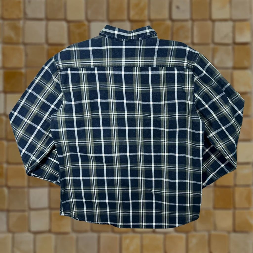 Vans Vans Off The Wall Skater Plaid Check Long Sleeve Heavy Cotton Shirt Large Mens Size US L / EU 52-54 / 3 - 1 Thumbnail