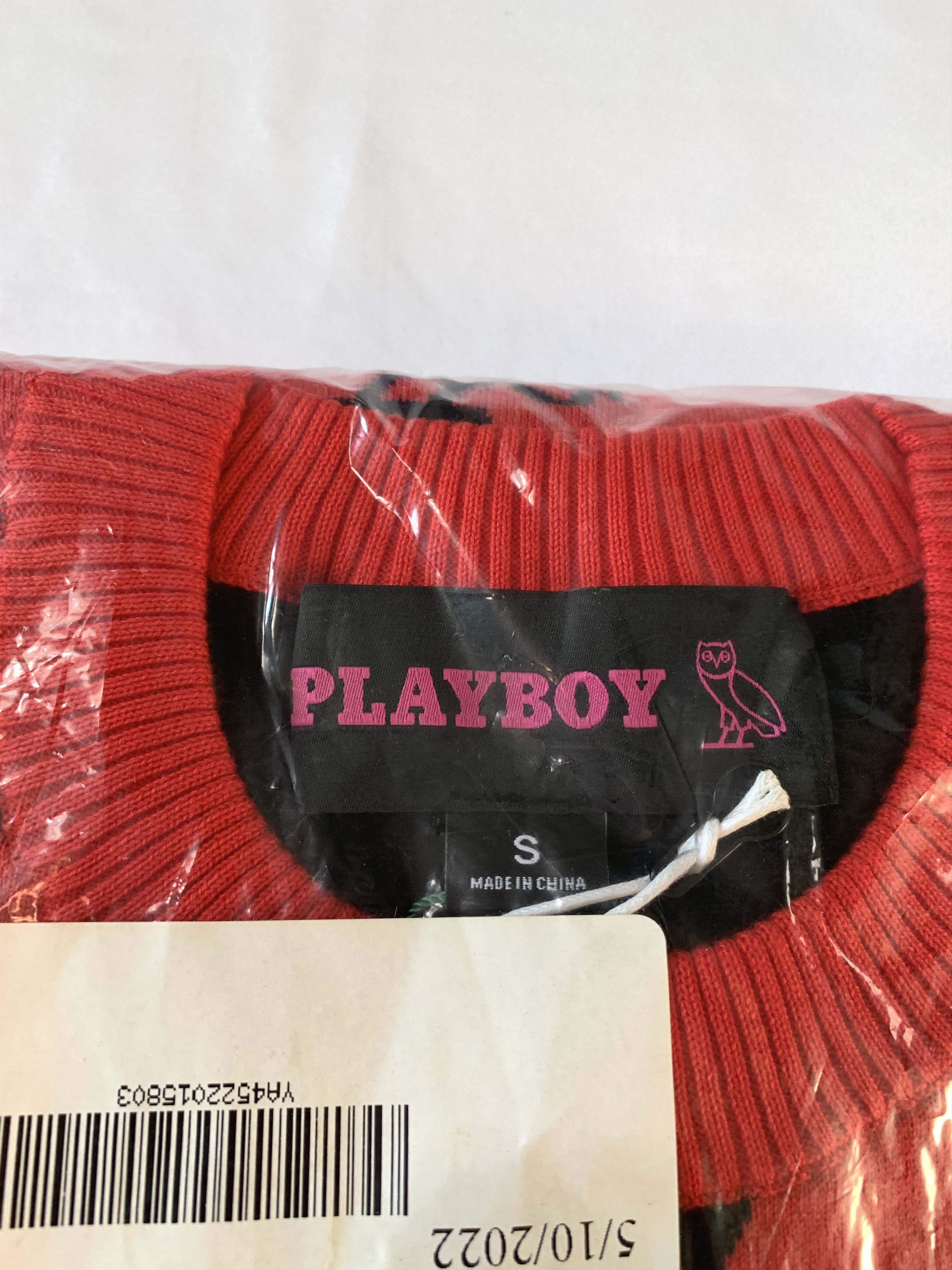 October's Very Own × Playboy OVO X Playboy Intarsia Monogram Owl Sweater Size US S / EU 44-46 / 1 - 7 Thumbnail