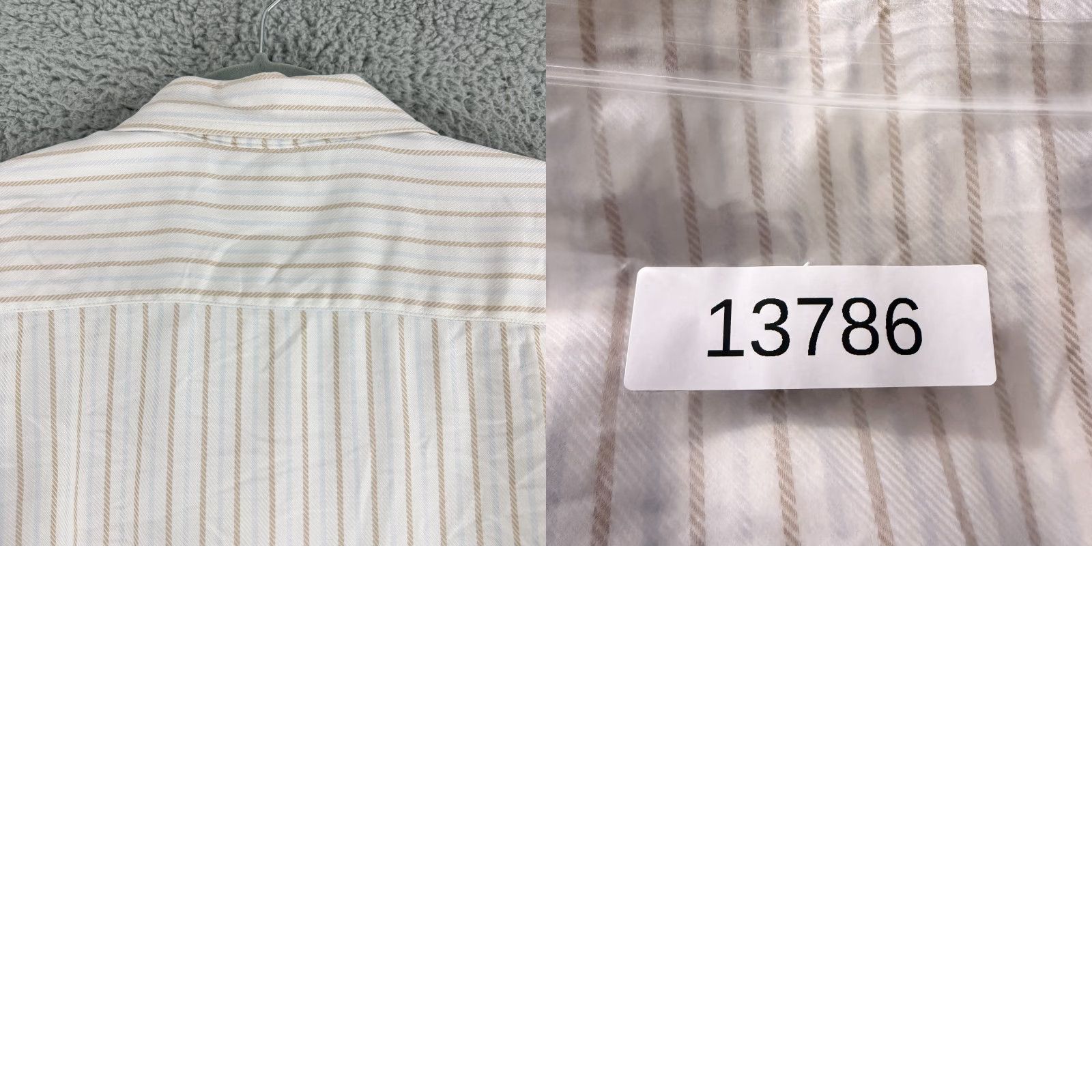 Ermenegildo Zegna Ermenegildo Zegna Dress Shirt Mens XL White Stripe 100% Cotton Long Sleeve Dress Shirt Mens XL White Stripe 100% Cotton Long Sleeve Size 46R - 9 Thumbnail