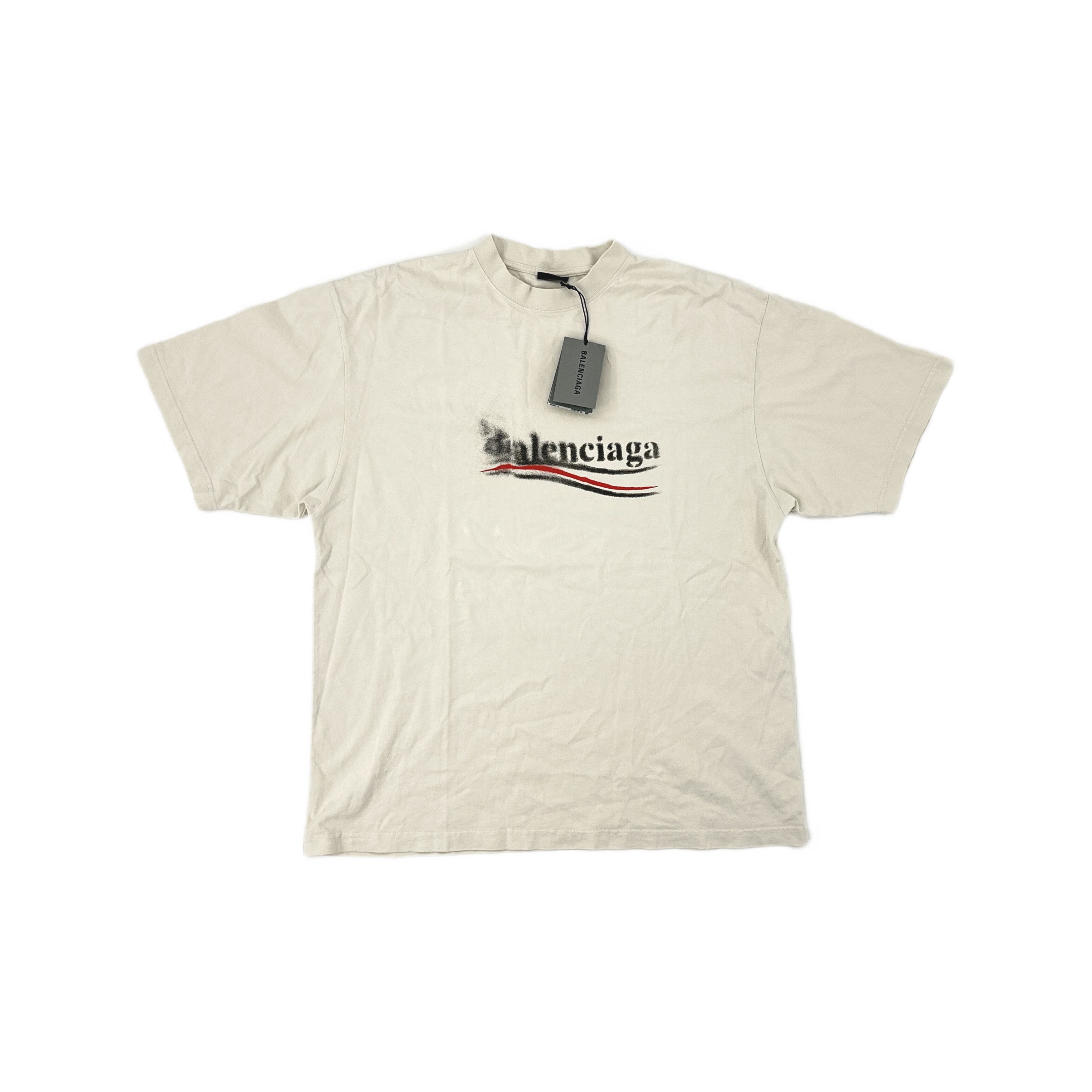 Balenciaga Balenciaga Wave Coke Print Logo T-Shirt | Grailed