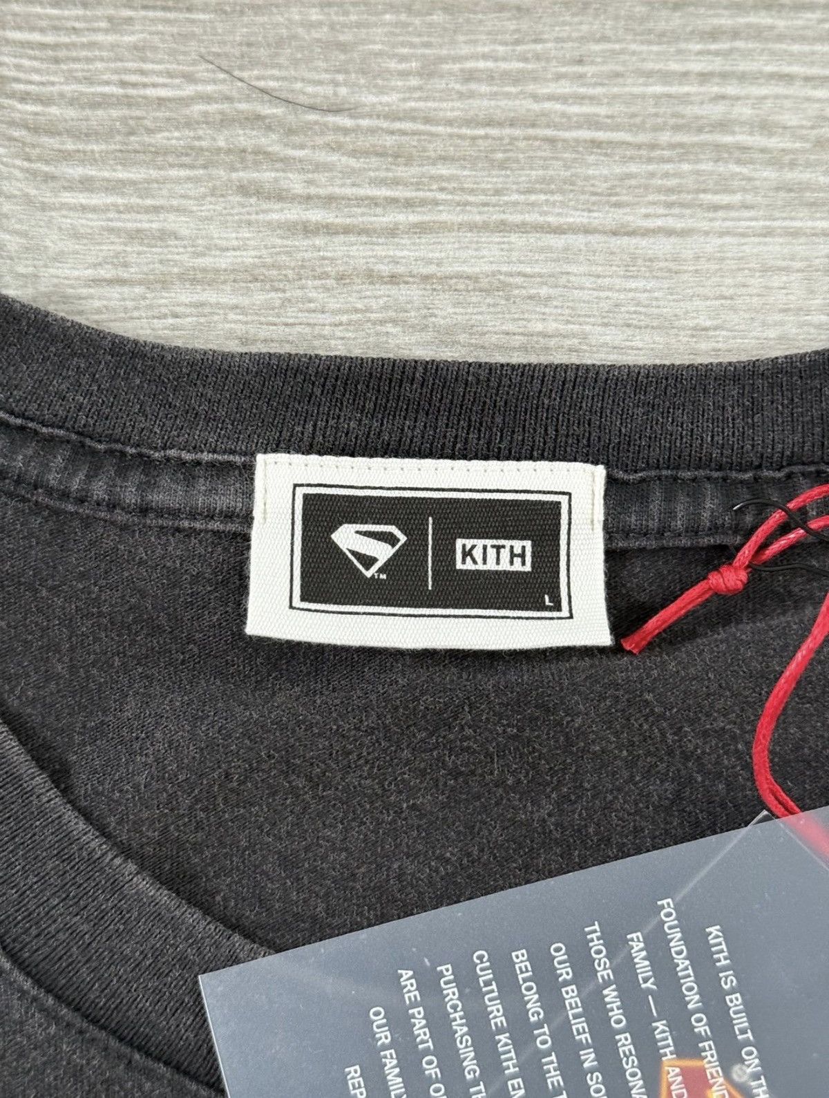 Kith KITH Superman 2025 Movie Lightning Black Vintage Tee Large Size US L / EU 52-54 / 3 - 6 Thumbnail