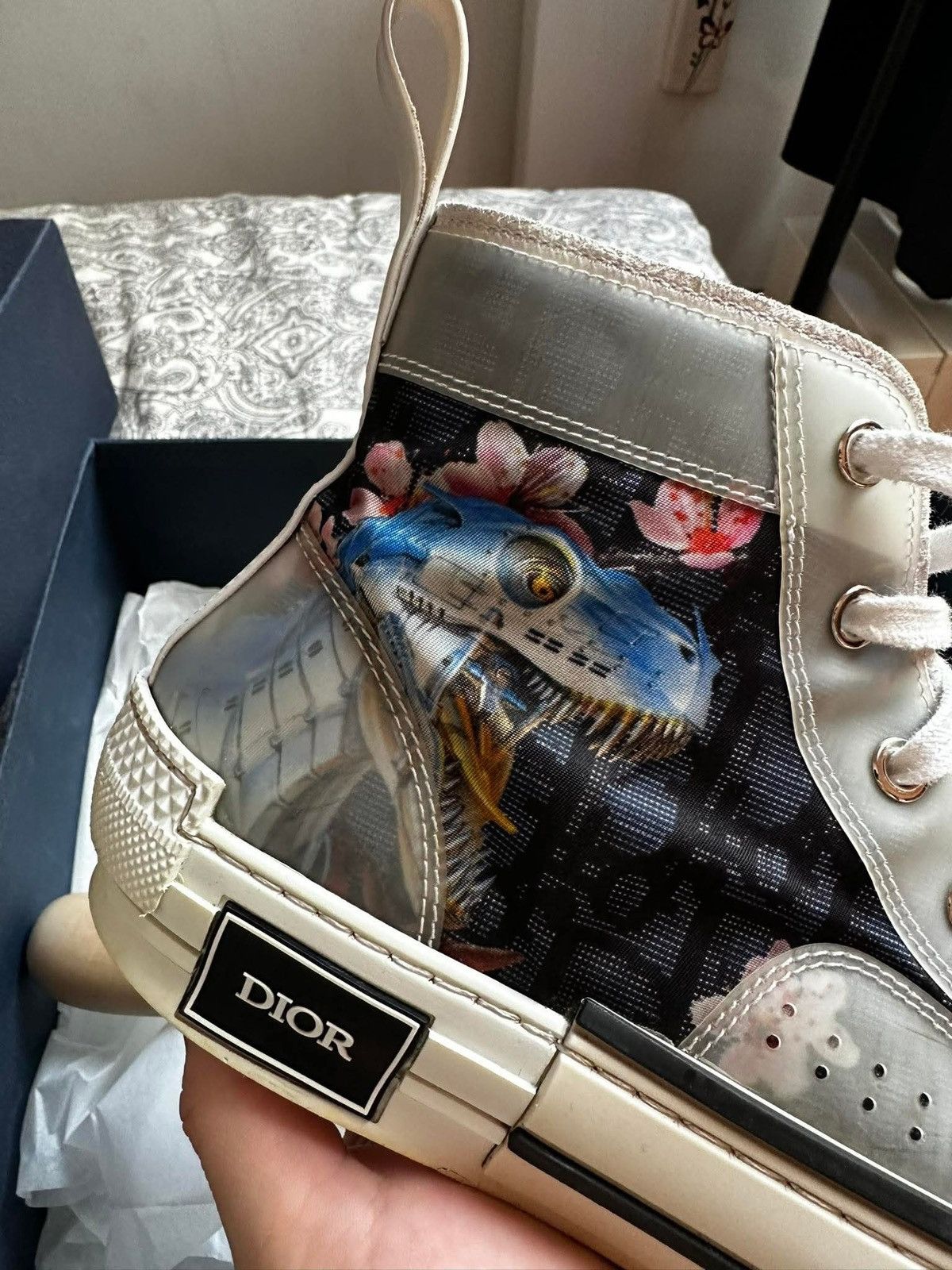 Dior Dior B23 High-Top Sneaker Size US 7 / EU 40 - 17 Thumbnail