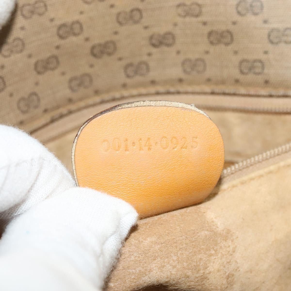 Gucci GUCCI Micro GG Supreme Shoulder Bag Pvc Beige Gold 001 14 Size ONE SIZE - 21 Thumbnail