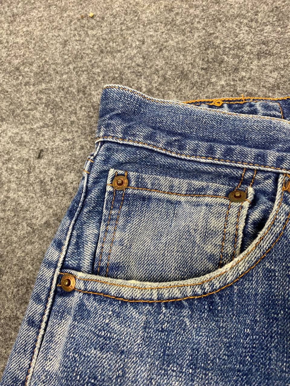 Levi's vintage levis 503 distressed denim nice design Size US 32 / EU 48 - 10 Thumbnail
