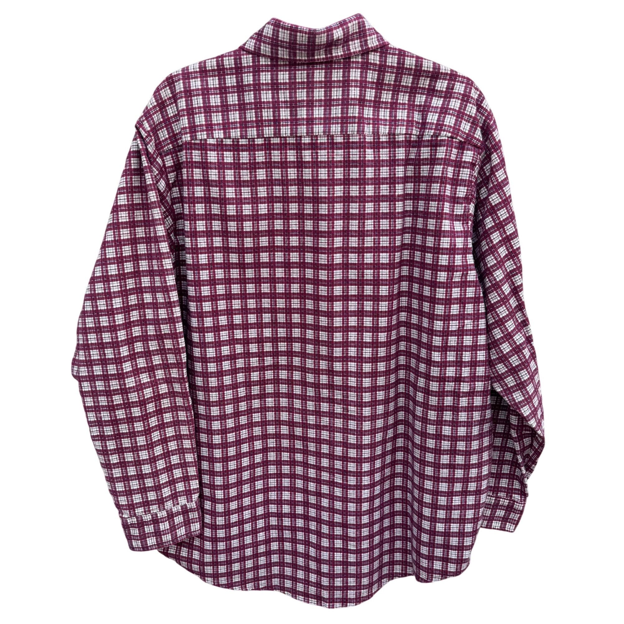 David Taylor David Taylor Vintage Mens Red Plaid Button-Up Flannel Shirt Size US L / EU 52-54 / 3 - 4 Thumbnail