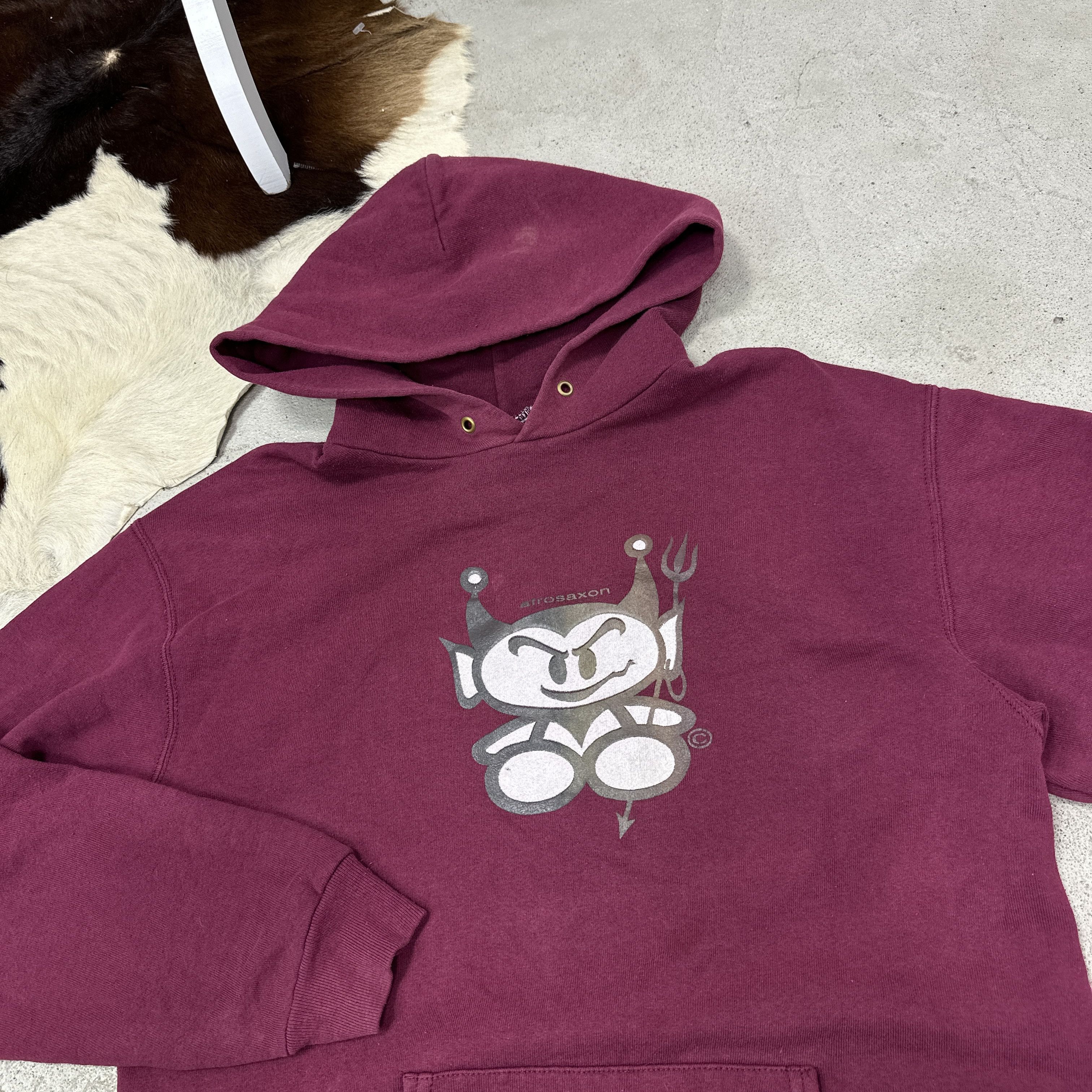 Vintage Vintage Streetwear Afrosaxon Hip-Hop Hoodie Y2K Size US M / EU 48-50 / 2 - 2 Thumbnail