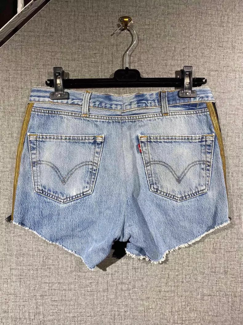 Greg Lauren Greg Lauren size2 Women's shorts Size 25" / US 0 / IT 36 - 2 Thumbnail