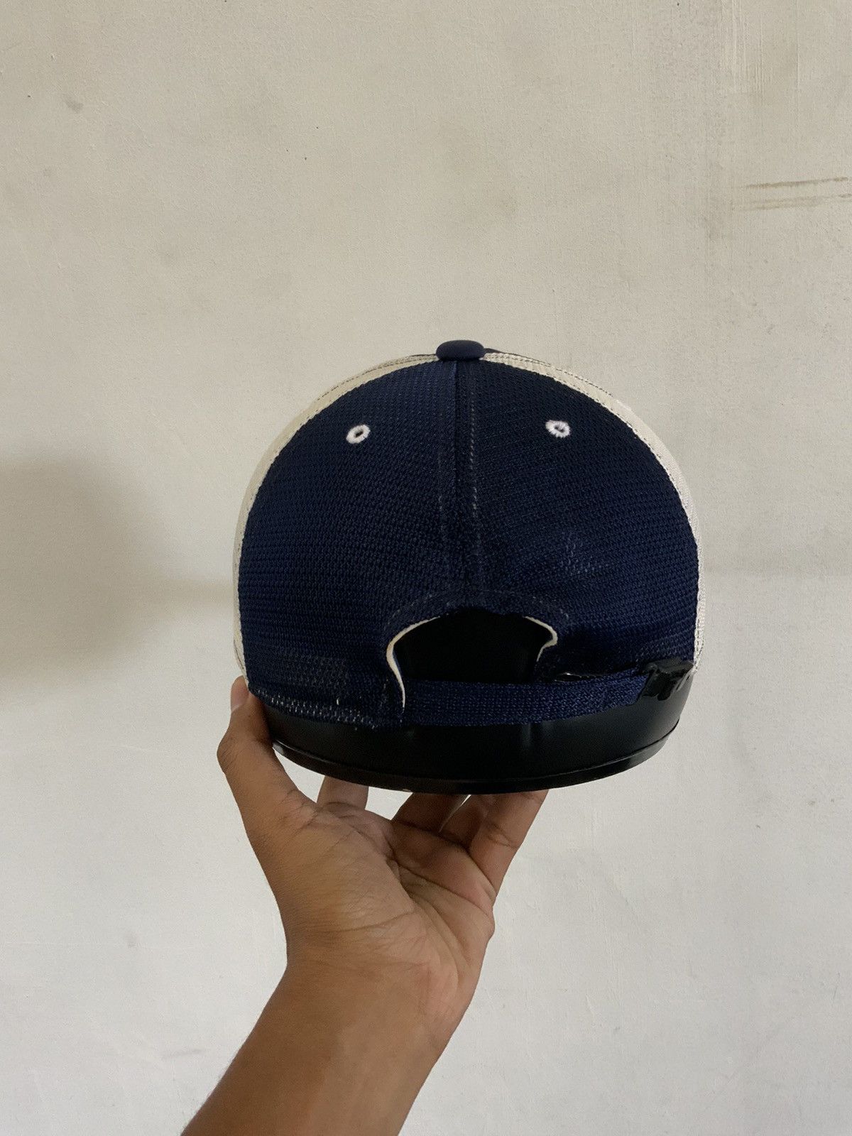 Japanese Brand Vintage Indigo K.H.B.H Trucker Hat Size ONE SIZE - 4 Thumbnail