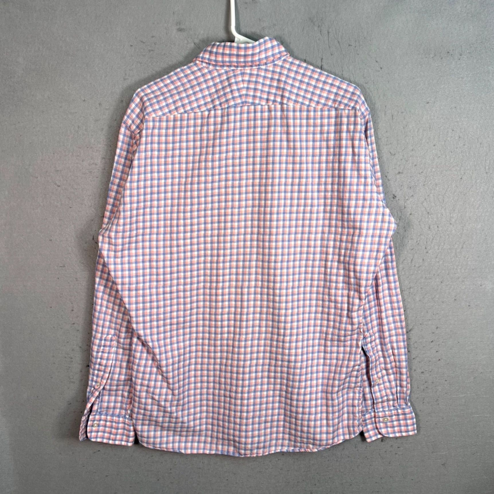 Proper Cloth Proper Cloth Mens Large Long Sleeve Checkered Shirt Blue Size US L / EU 52-54 / 3 - 2 Thumbnail